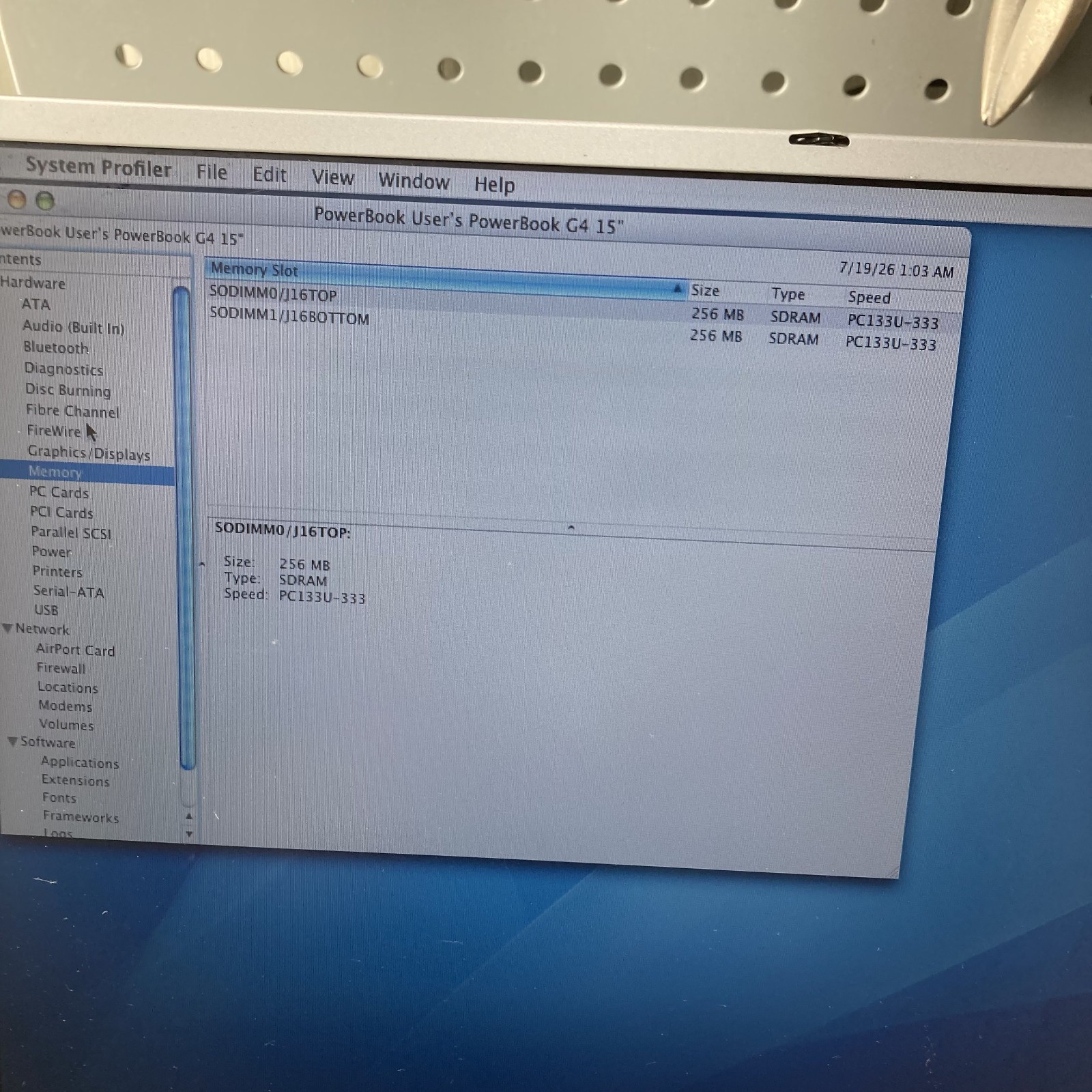 Vintage Apple PowerBook G4 Titanium M5884 Screen Issues Mac OS X 10.4