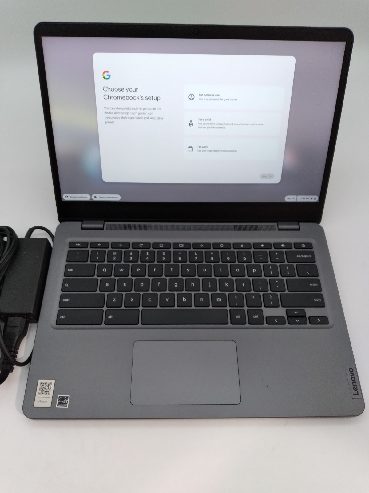 Lenovo 14e Chromebook Gen 2 14″ Touchscreen AMD 3015Ce, 4GB RAM, 32Gb EMMC