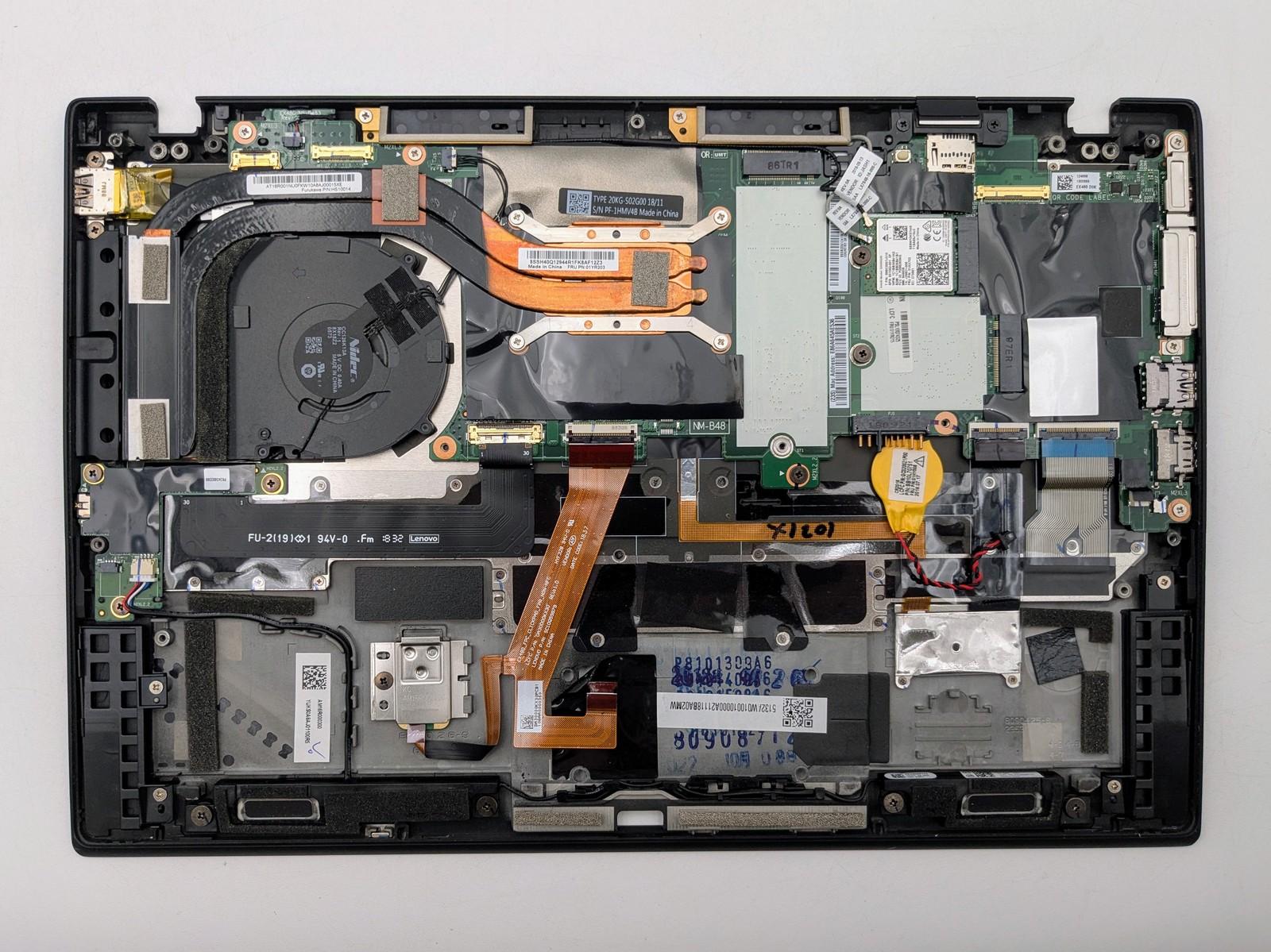Lenovo ThinkPad X1 Carbon 6th Gen I5-8350U Backlit Motherboard Palmrest *READ*