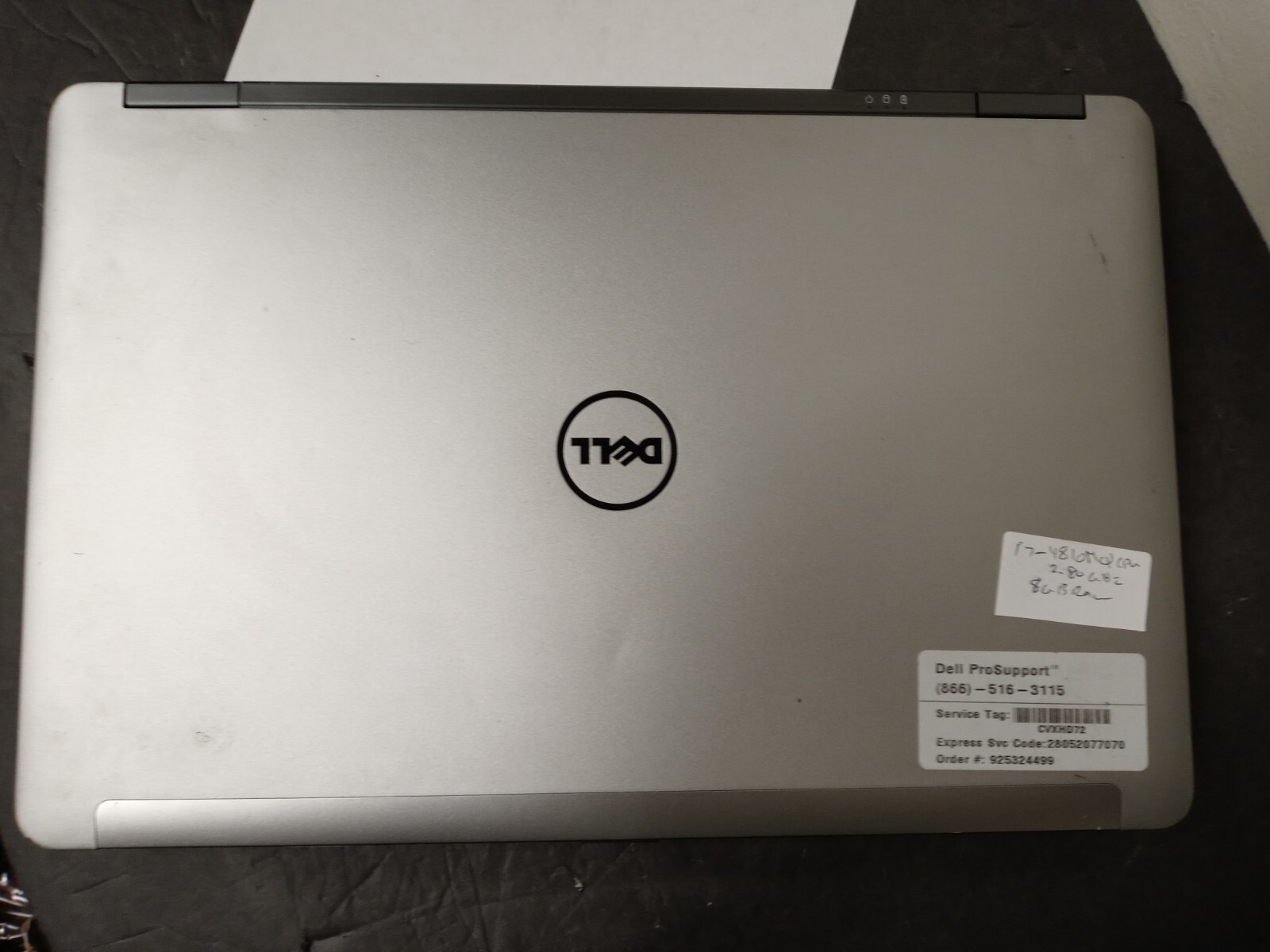 Dell Precision M2800 15″ Laptop Intel i7-4810MQ 2.8GHz 8GB RAM NO HDD/OS NO ADAP