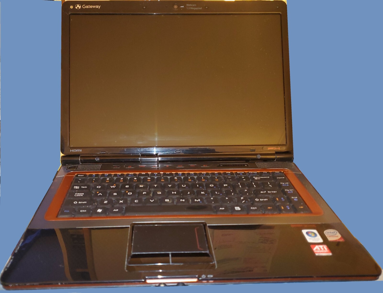 Gateway M-6850FX 15.4″ 1.83GHz Gaming Notebook FX Edition, 4GB RAM DVD-RW, No HD