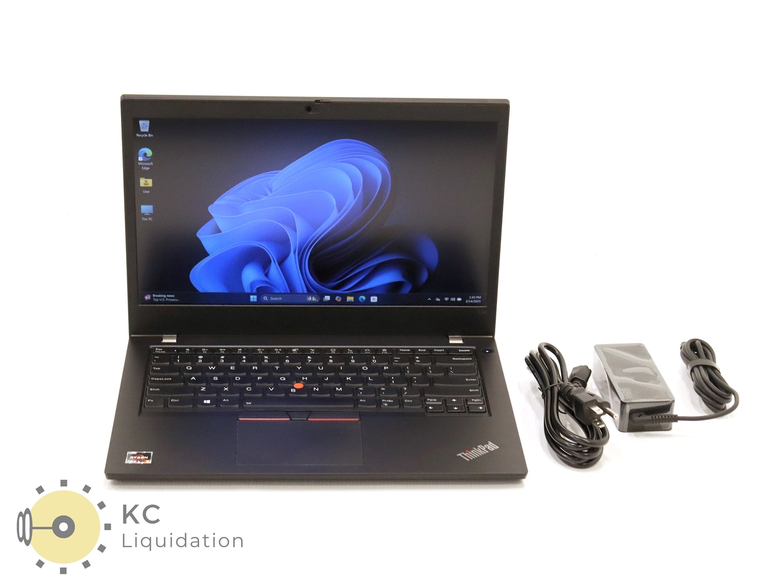 Lenovo ThinkPad L14 Gen 1 Ryzen 5 Pro 4650U 16GB 256GB NVMe W11P – AS IS READ