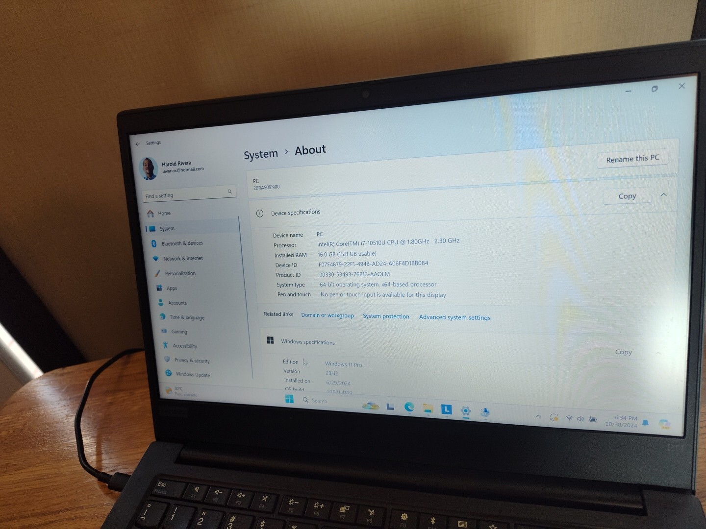 Lenovo ThinkPad E14 14″ (500GB SSD, Intel Core i7 10th Gen., 4.90 GHz, 16GB)…