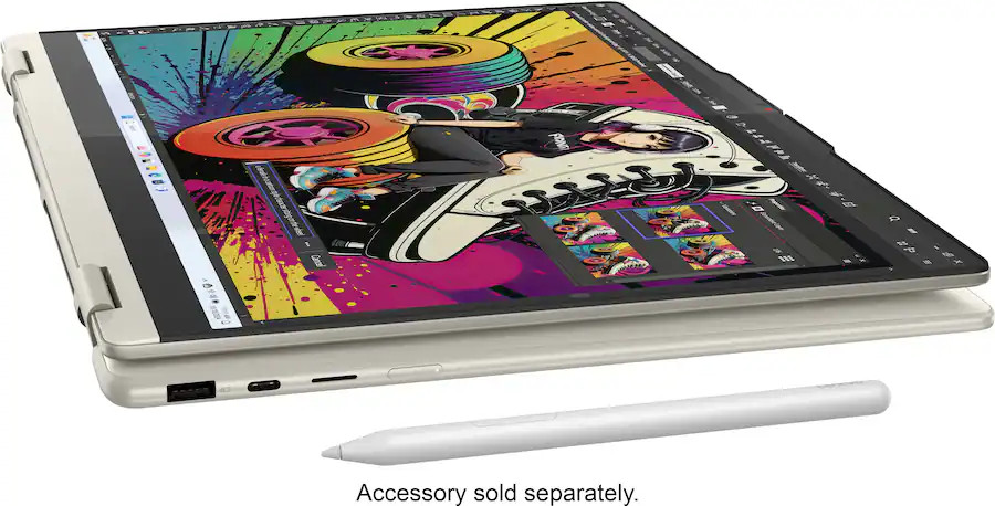 Lenovo Yoga 7-16 AMD Ryzen AI 7 350 16GB RAM 1TB SSD – Seashell 1 Year Warranty