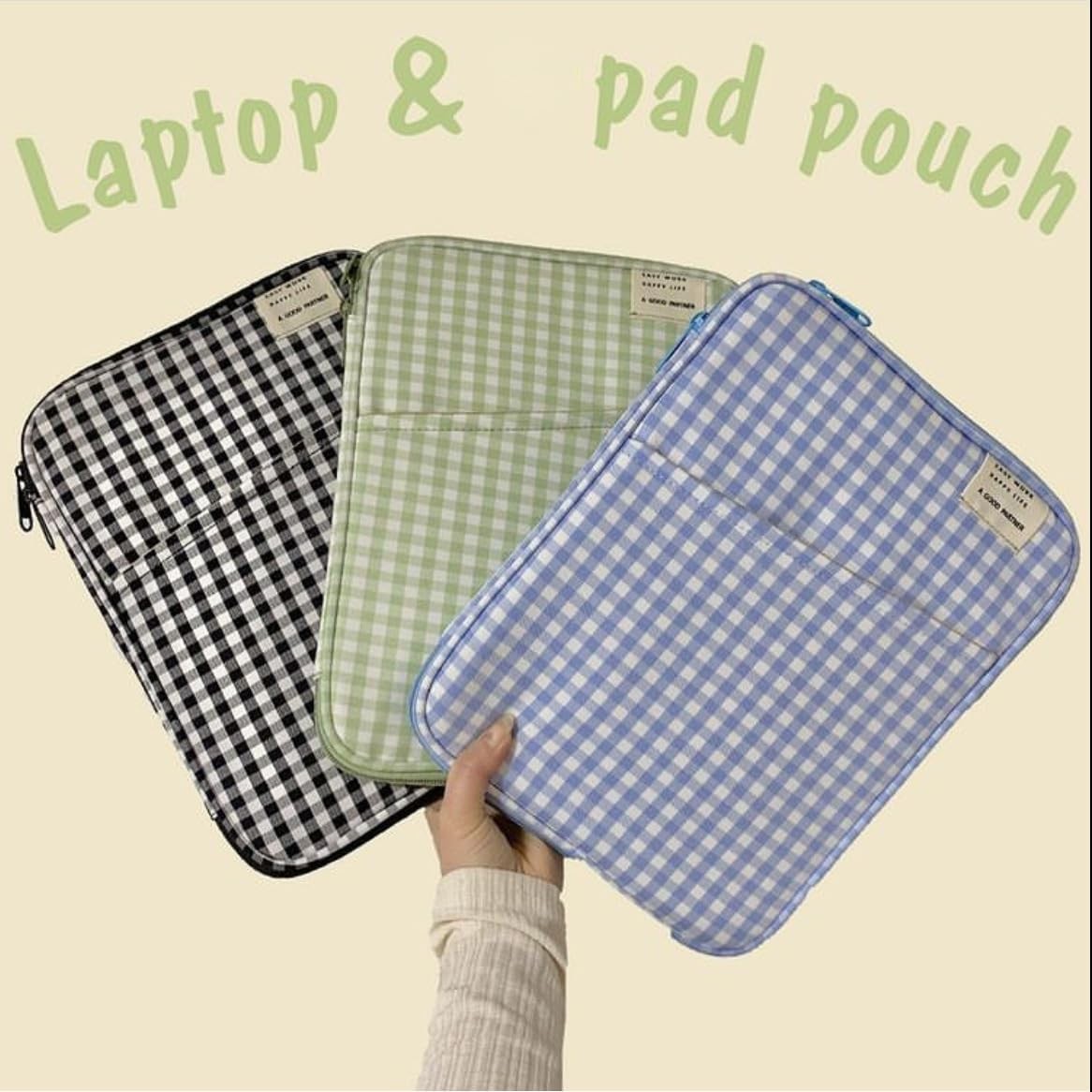 Puffy Cute Laptop Sleeve 11-13 Inch Fairycore Kawaii Bag Cover for Laptops