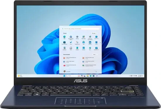 ASUS 14″ FHD Laptop, Intel Pentium N6000, 4GB RAM, 64GB eMMC, Star Black