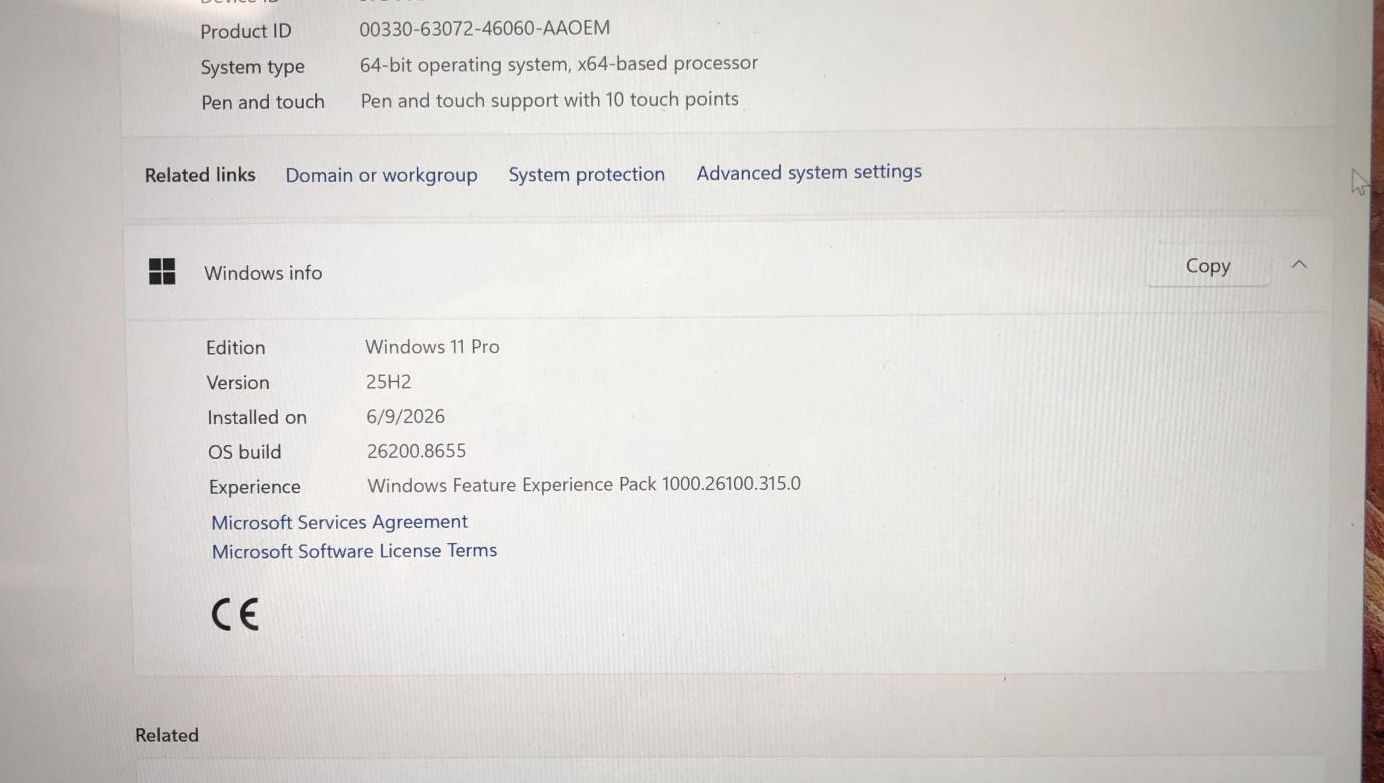 Microsoft Surface Pro 7 1866 Core i3-1005G1, 1.20 GHz, 4GB, 128GB Blemish Screen