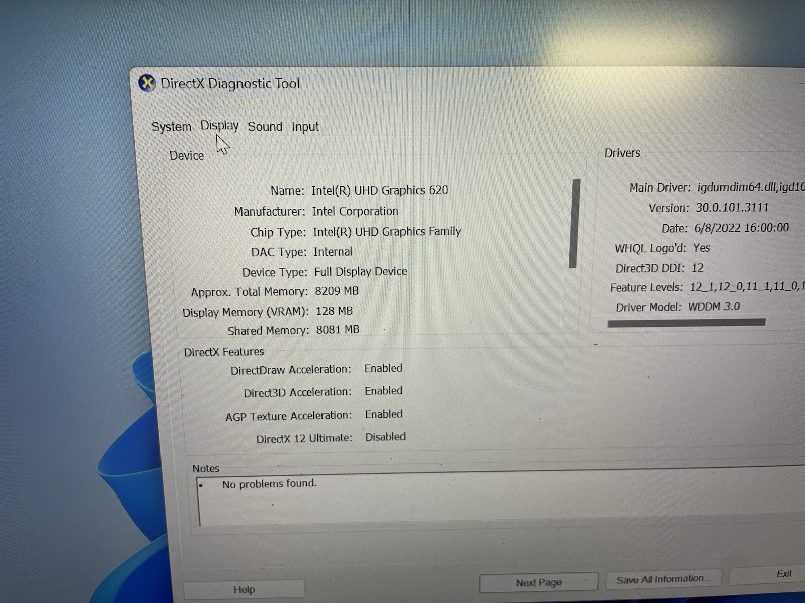 Dell Latitude 5300 Core I5-8365U 1.60 16GB RAM 512GB SSD Intel UHD 620 Graphics