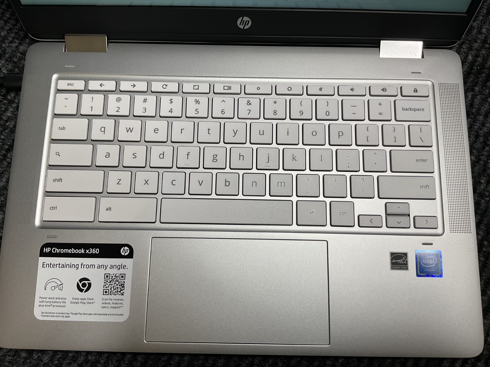 HP Chromebook X360 14” Pentium Touch 4GB/128GB Chromebook 14b-ca0061wm