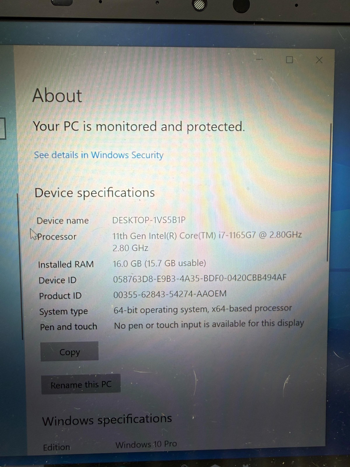 HP Elitebook 840 G8 i7-11651G7 2.8GHz 16 GB RAM 512 GB SSD Laptop