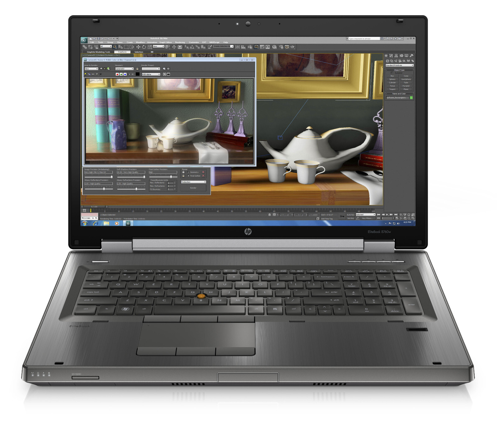 HP Elitebook 8760W Workstation 17″Laptop i7 2.7GHz 16GB Ram 512GB SSD Win 10 Pro