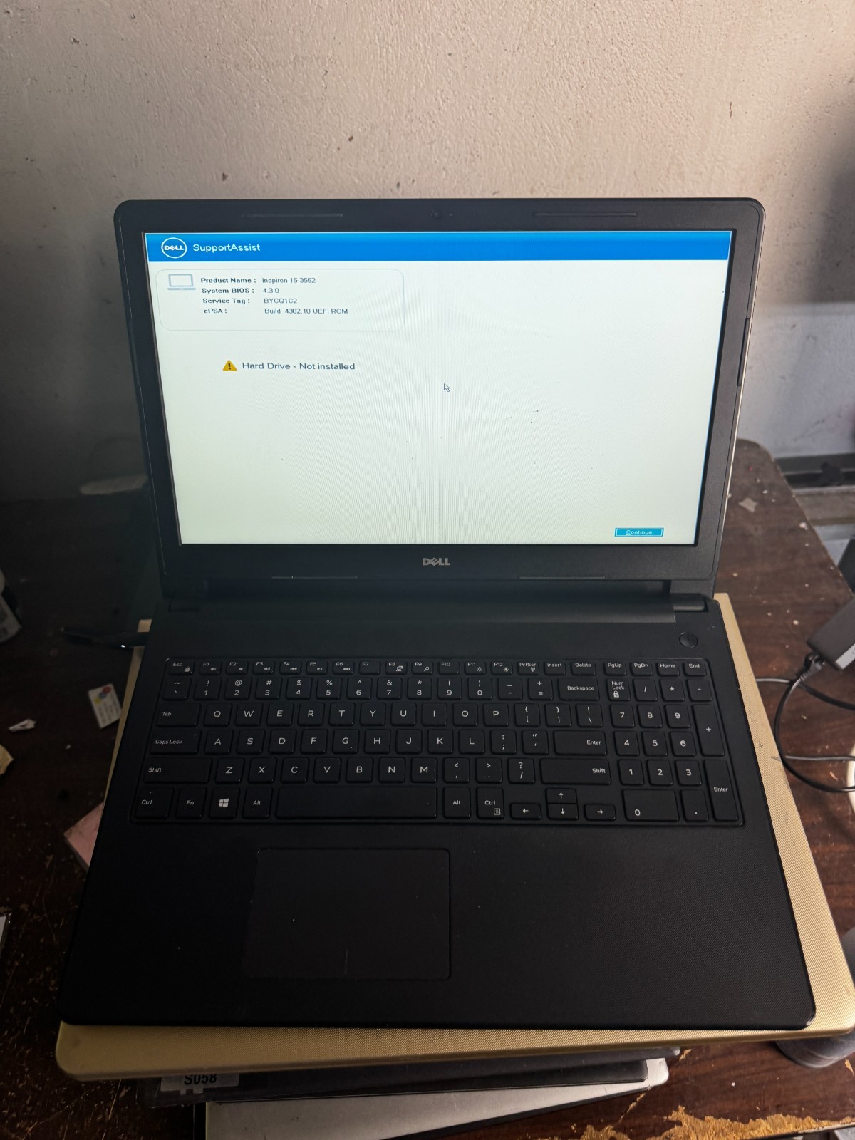 Dell Inspiron 15-3552 15.6″ Laptop for Parts/Repair #6085