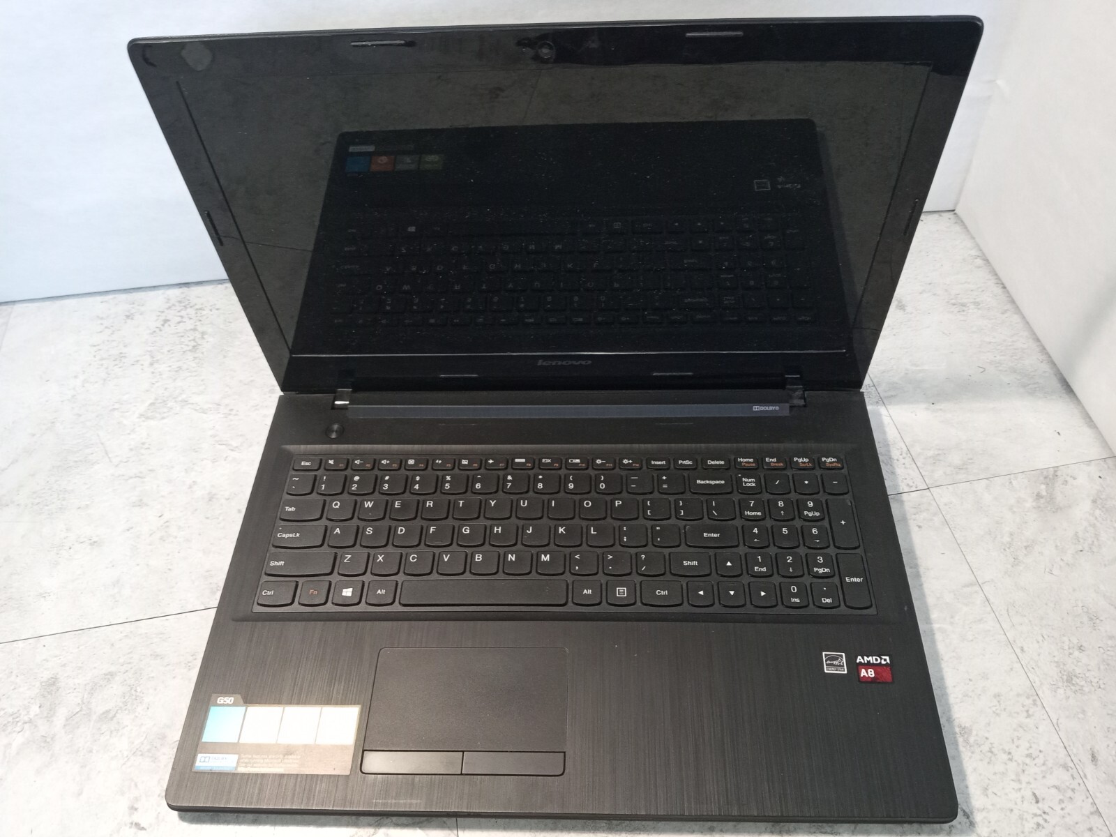 Lenovo G50-45 15.6″ Laptop AMD A8-6410 PARTS OR REPAIR -FM