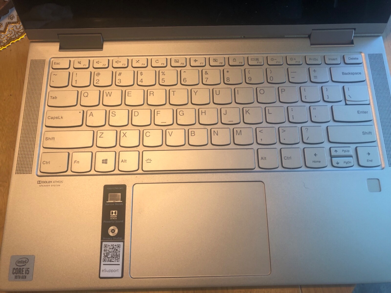 Lenovo Yoga C7400 14″ 256 GB SSD Intel Core i5 1.6 GHz 8 GB RAM Touch-Screen…