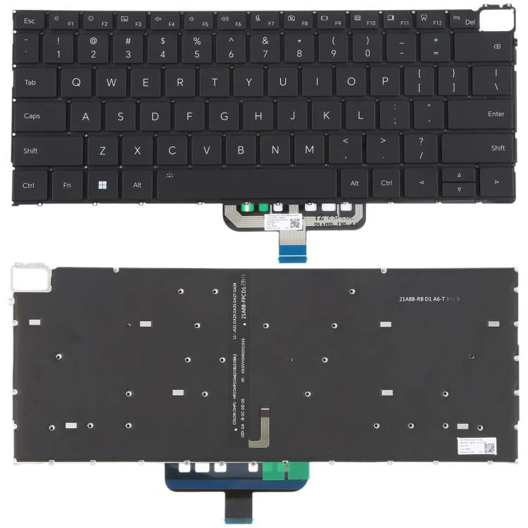 US Version Backlit Laptop Keyboard for Honor MagicBook 21/22 HGE-W56 V14 HGF-W5