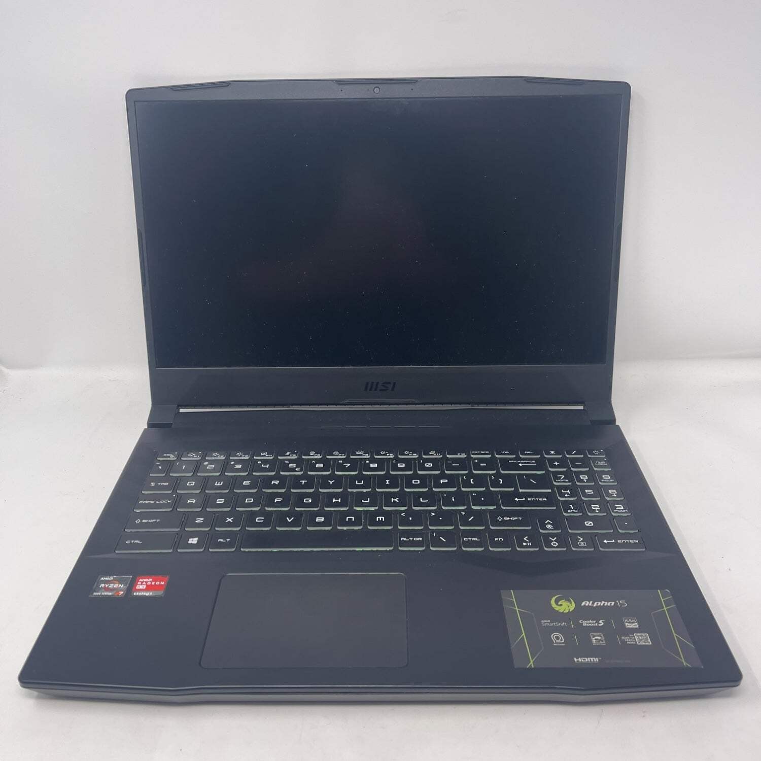 MSI Alpha 15 B5EEK 15.6″ Ryzen 7 5800H 3.2GHz 32GB RAM 1TB SSD AMD RX 6600M
