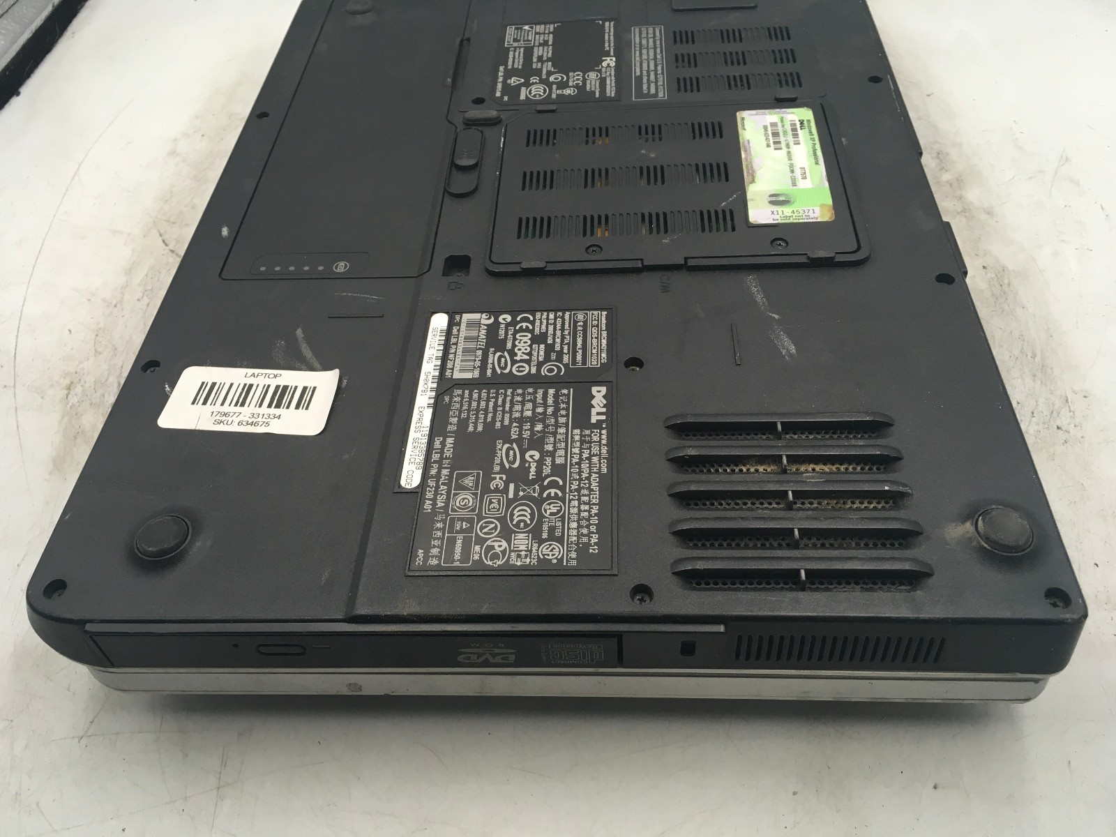 DELL INSPIRON 6400 – BOOTS TO BIOS – INTEL CORE 2 DUO – 1GB RAM – 15″ – READ -BB