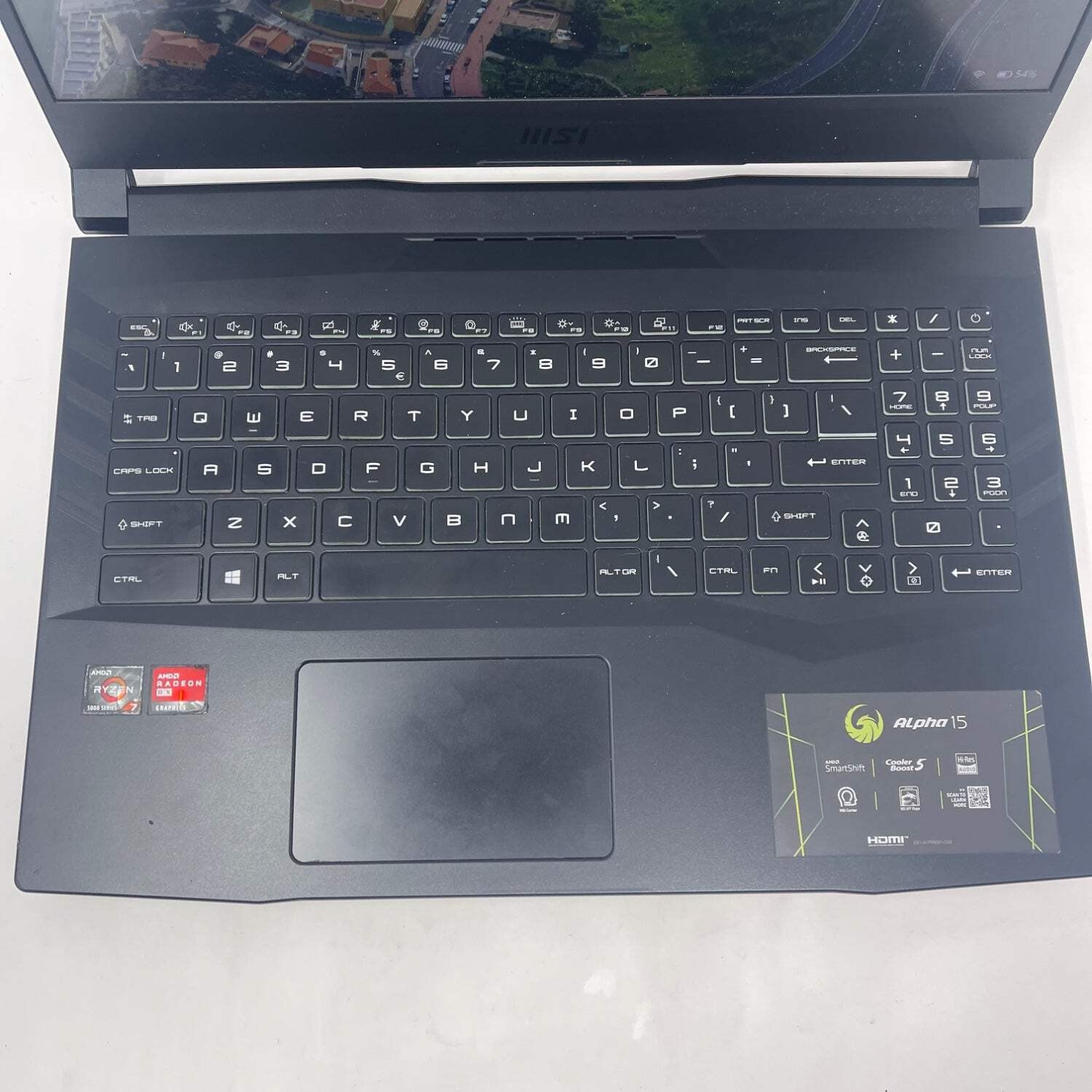 MSI Alpha 15 B5EEK 15.6″ Ryzen 7 5800H 3.2GHz 32GB RAM 1TB SSD AMD RX 6600M