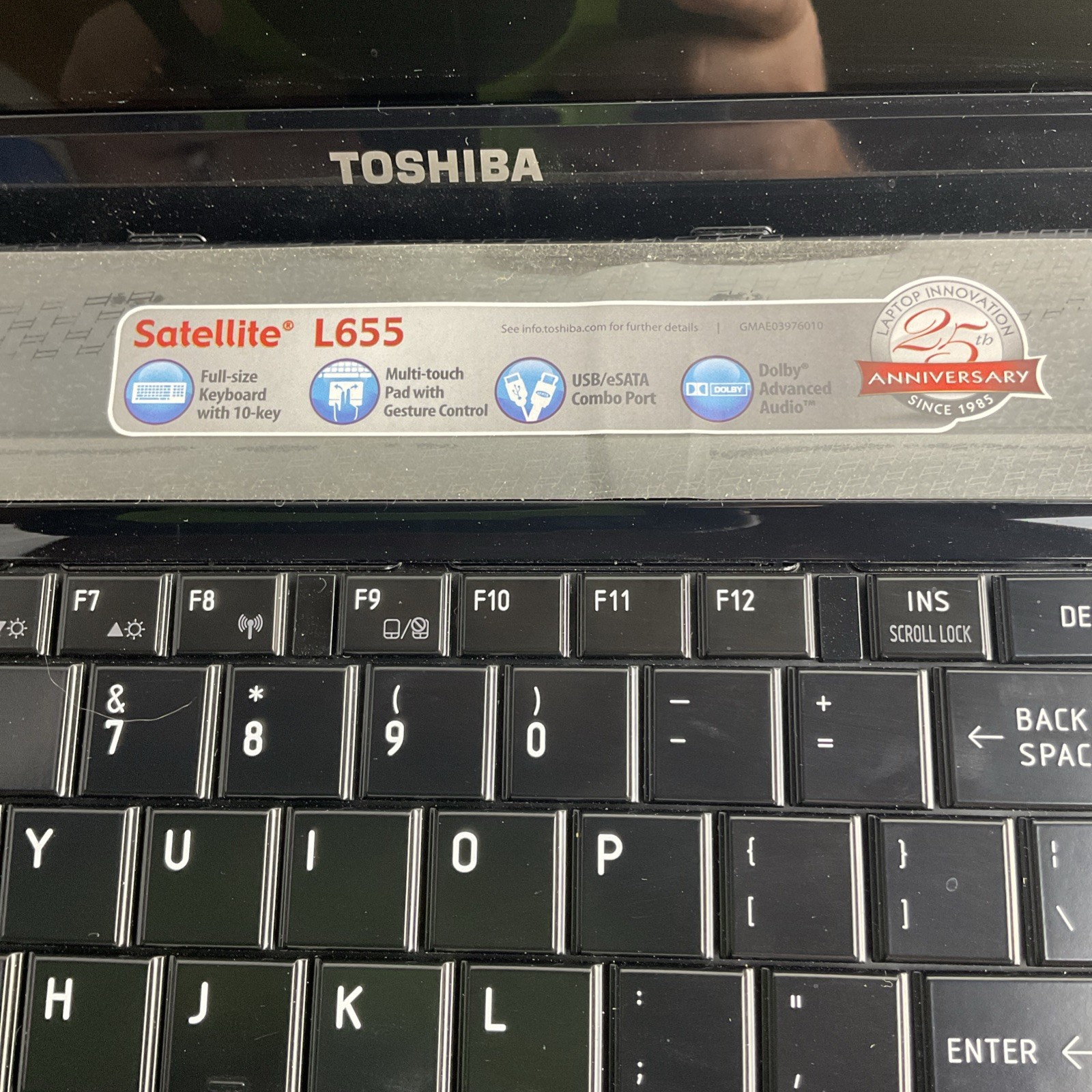 Toshiba Satellite L655-s5061 Working With Charger No Battery