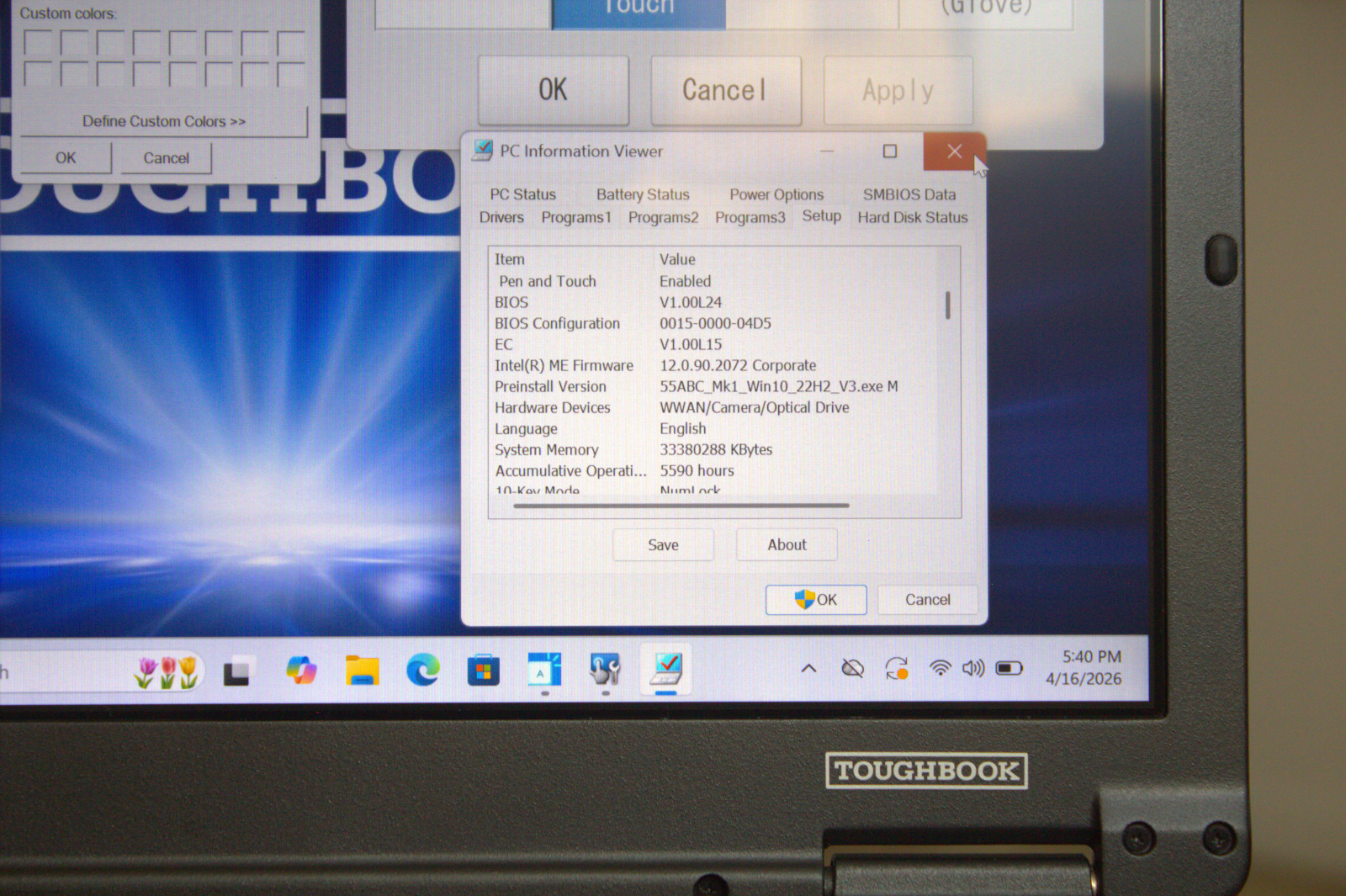Panasonic Toughbook FZ-55 i7-8665U New 1TB SSD 32GB RAM Touch 4G GPS 2x Batt IR