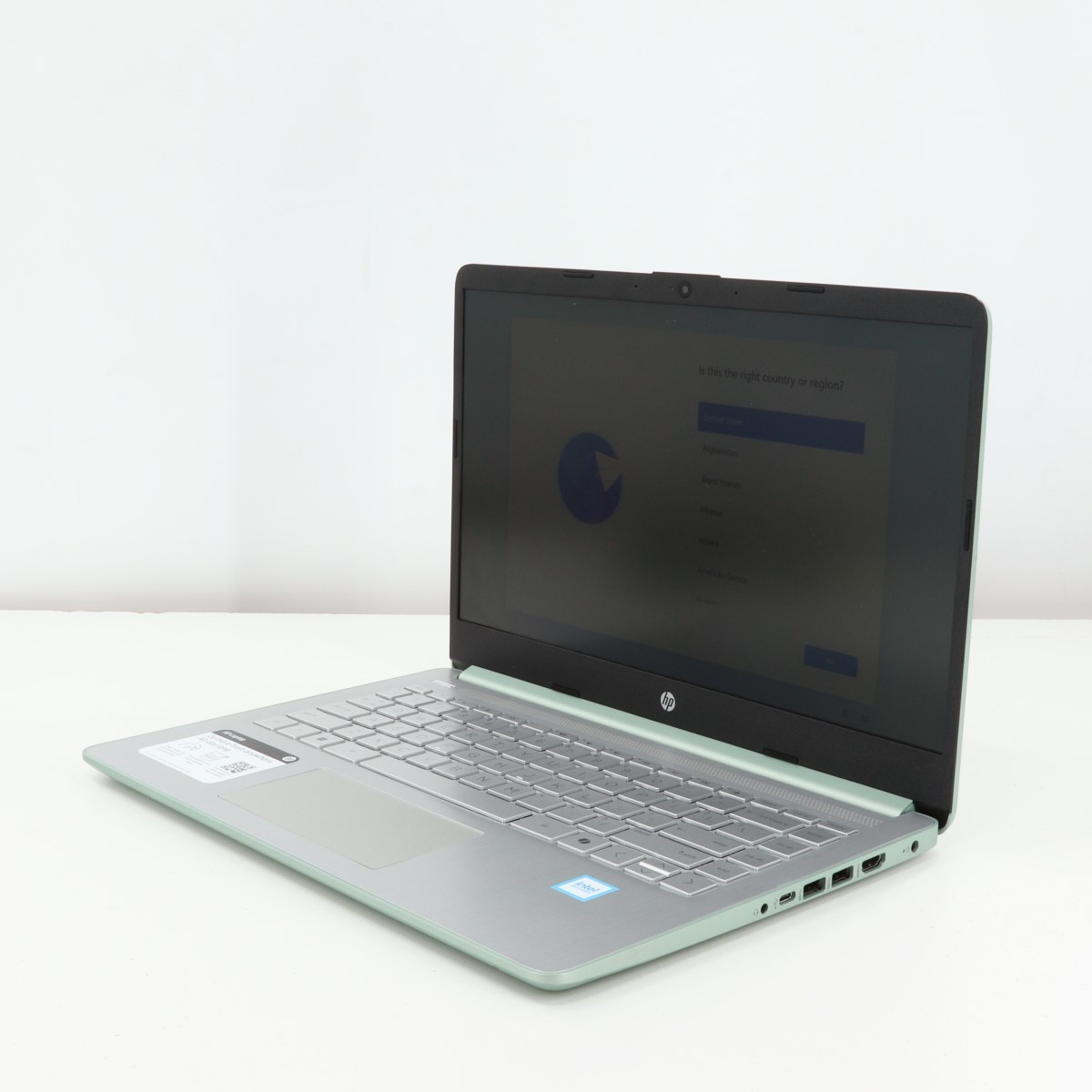 HP 14-DQ6XXX 14″ Laptop N150 128GB Windows 11 Green – Excellent (PZ1005444)