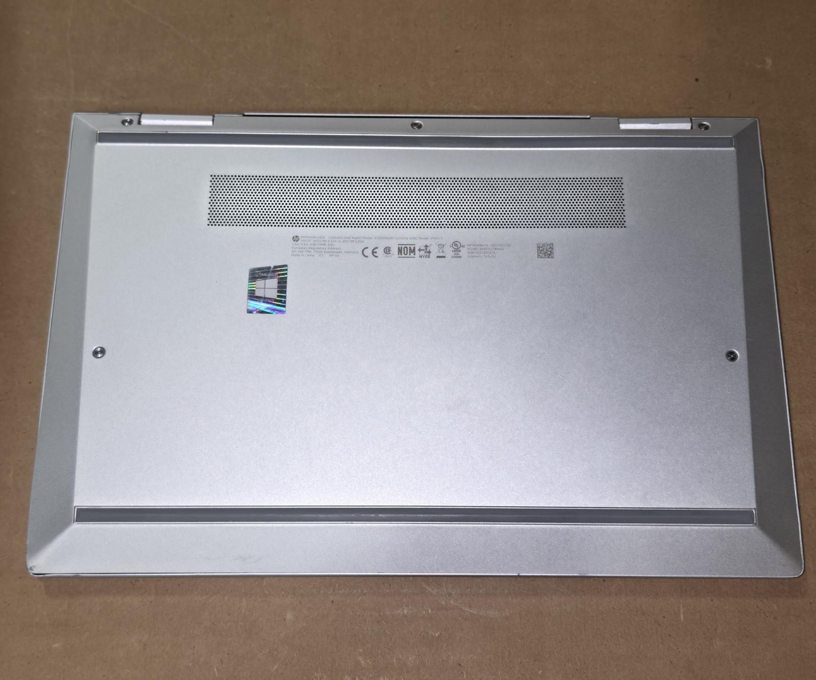 HP EliteBook x360 830 G8 i5-1135G7 2.4GHz 16GB 256GB NVMe