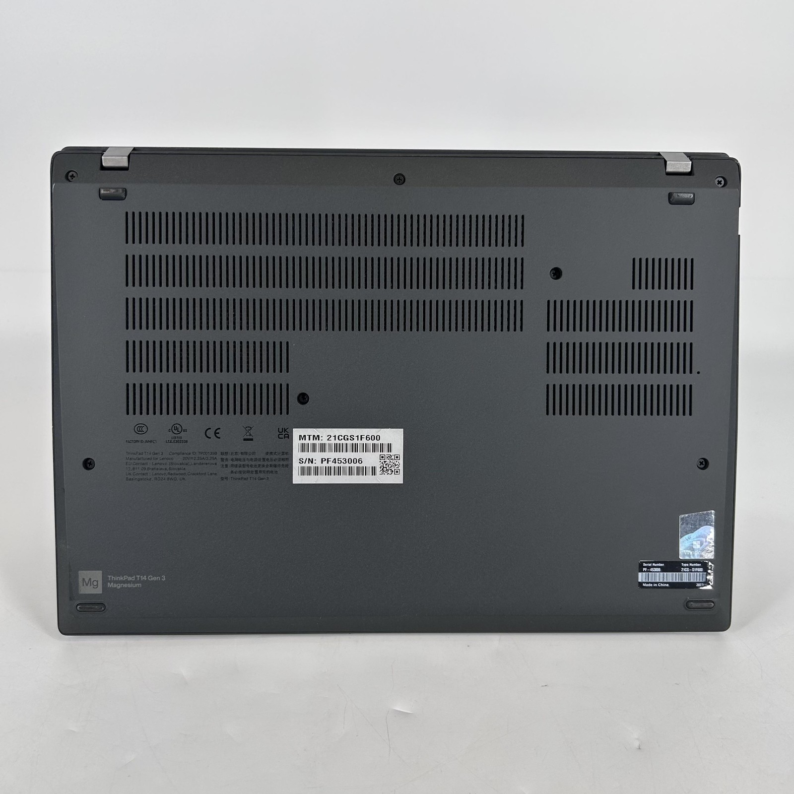 Lenovo ThinkPad T14 Gen 3 FHD+ TOUCH Ryzen 5 PRO 6650U 16GB 256GB SSD LCD BLEED