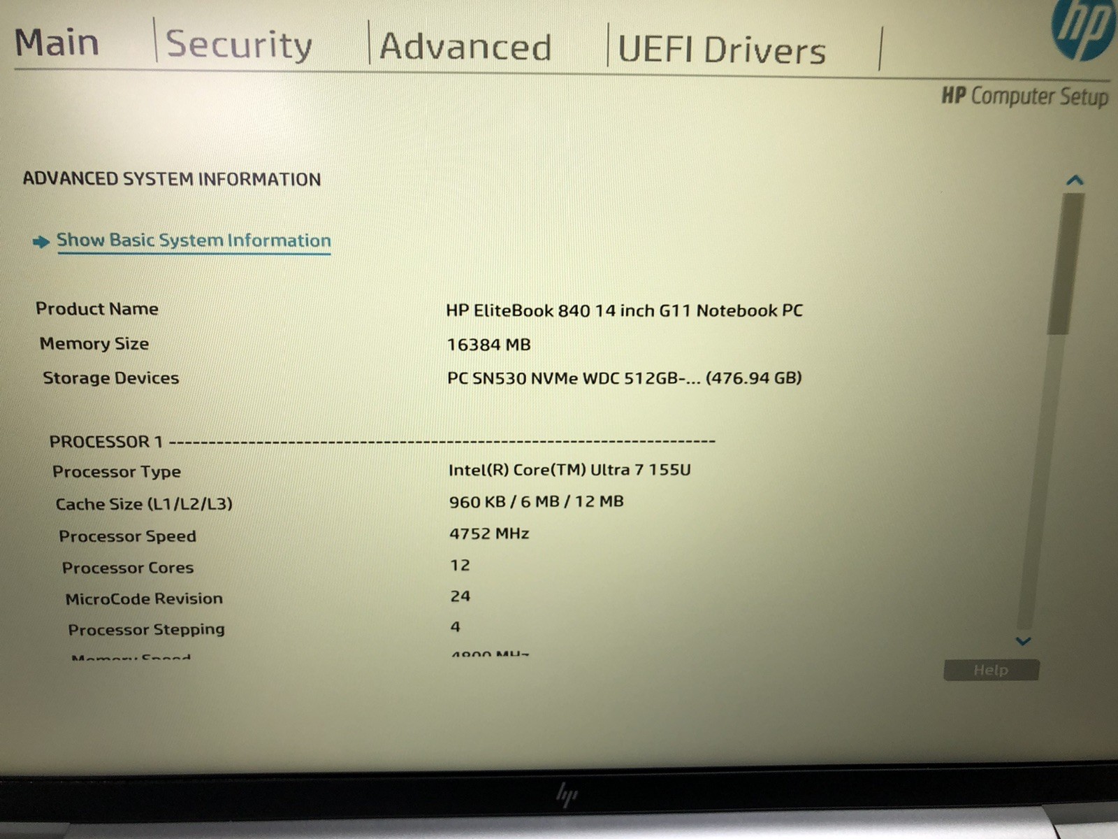 HP EliteBook 840 G11 Ultra 7 16GB RAM 512GB SSD Touchscreen IR Camera Win 11 Pro
