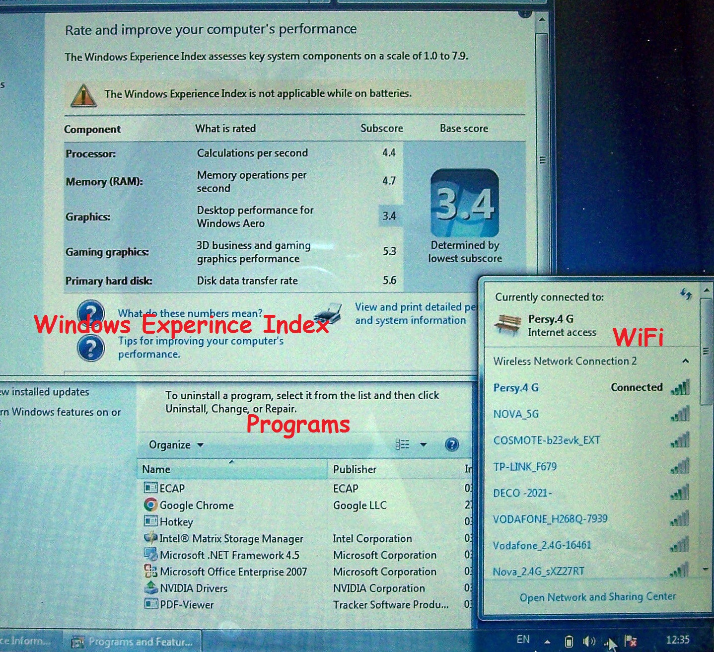 Clevo M761TU, Intel 2 Core T5800 2.00 GHz, 4GB, 250GB, HDMI, nVIDIA GeForce-ΝΟ w