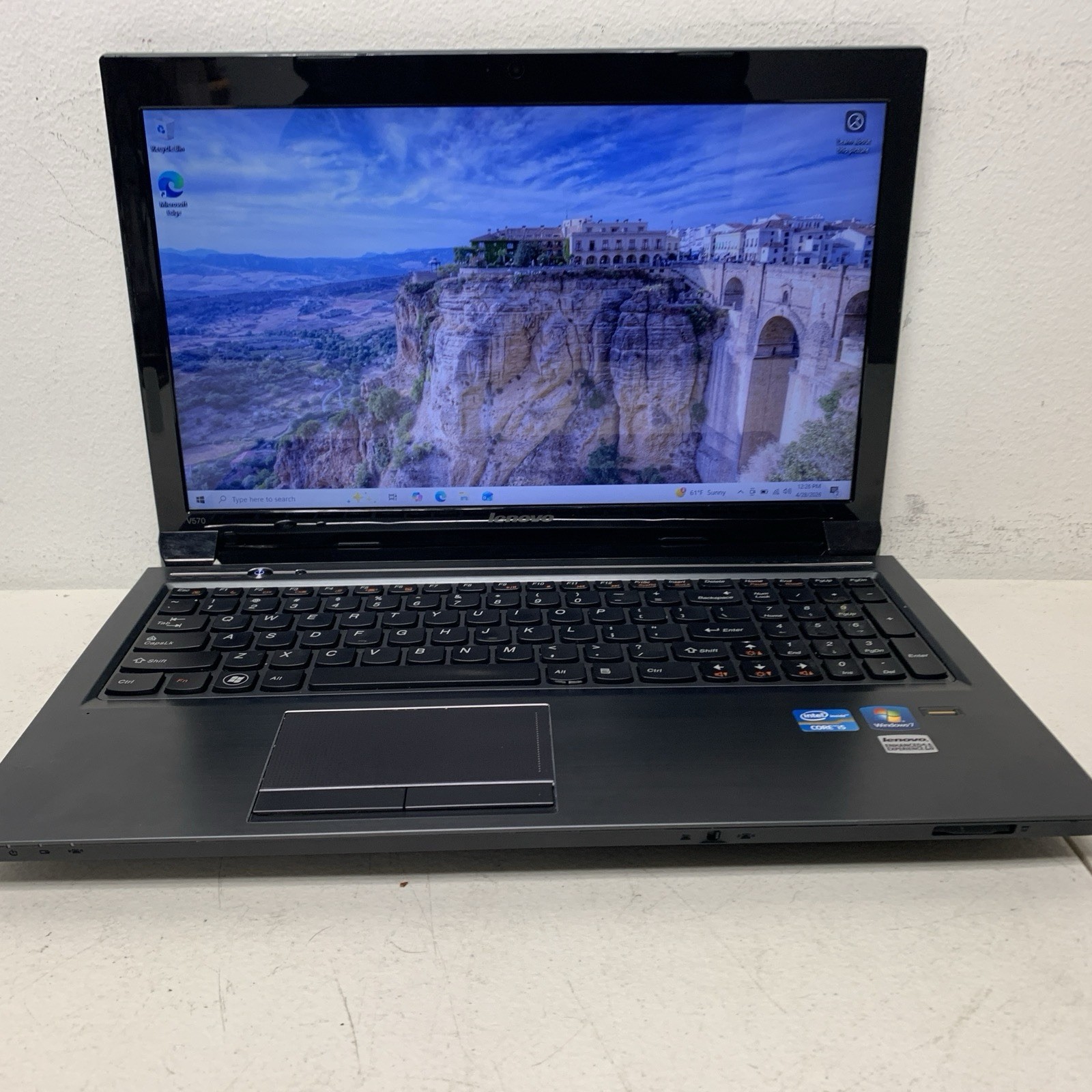 ✨Lenovo V570 Intel i5-2450M 2.5 GHz 6GB RAM 128 Gb SSD WIN 10 Home ✨