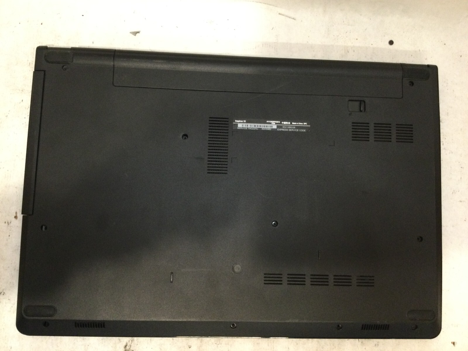 Dell Inspiron 3552 / UNKNOWN SPECIFICATIONS / (SHORTS ADAPTER!) -MR