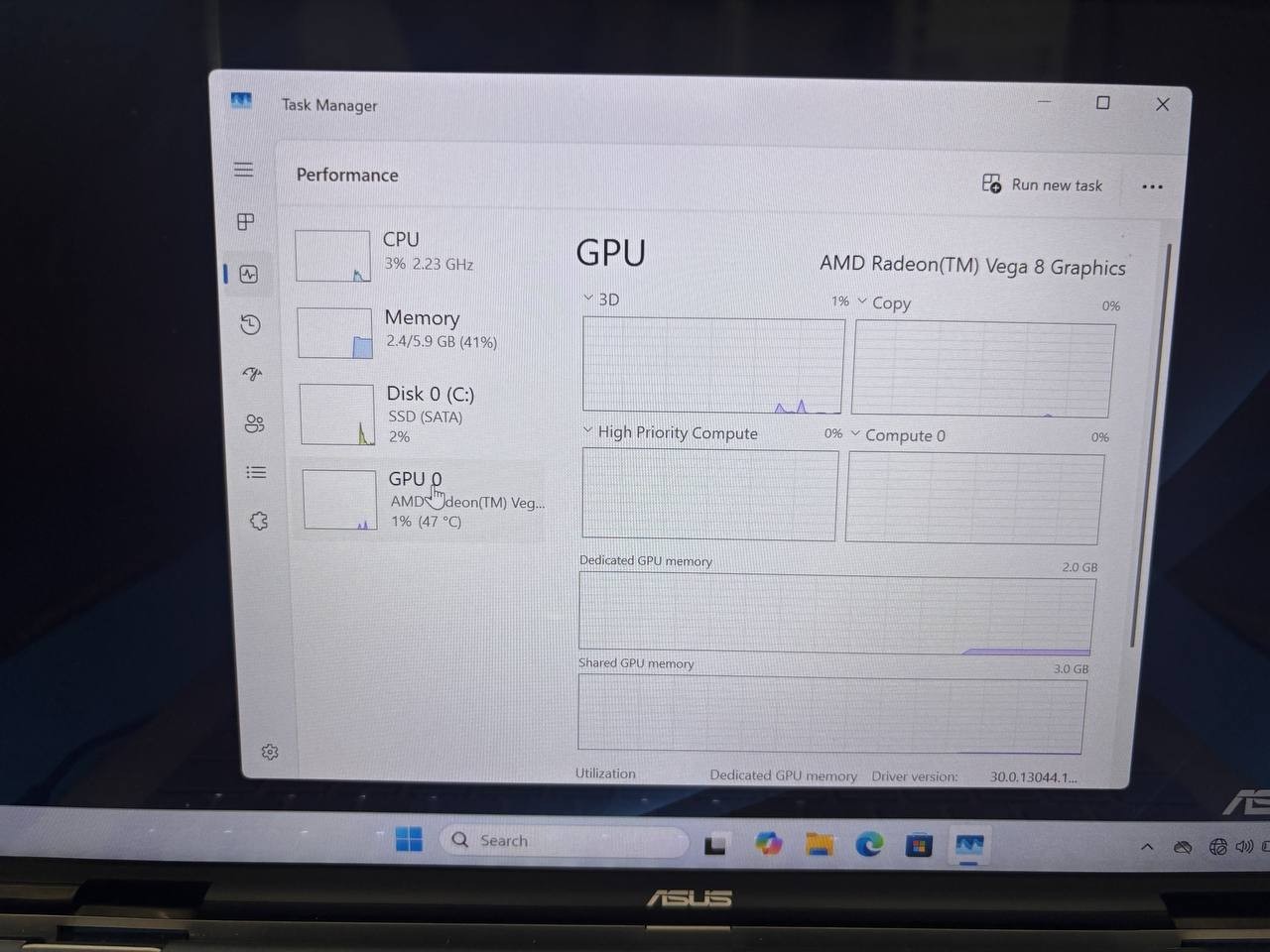 ASUS Q406D 14” Touch 2-in-1 Laptop Ryzen 5 3500U 8GB 256GB SSD As Is Read PH9