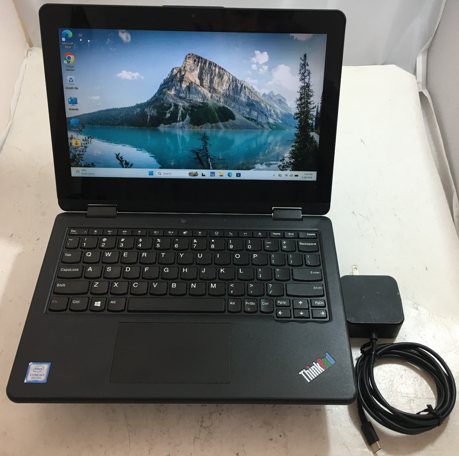 Lenovo ThinkPad 11e Yoga Gen 6 Touchscreen M3-8100Y 1.10GHz 8GB 256GB SSD Win 11