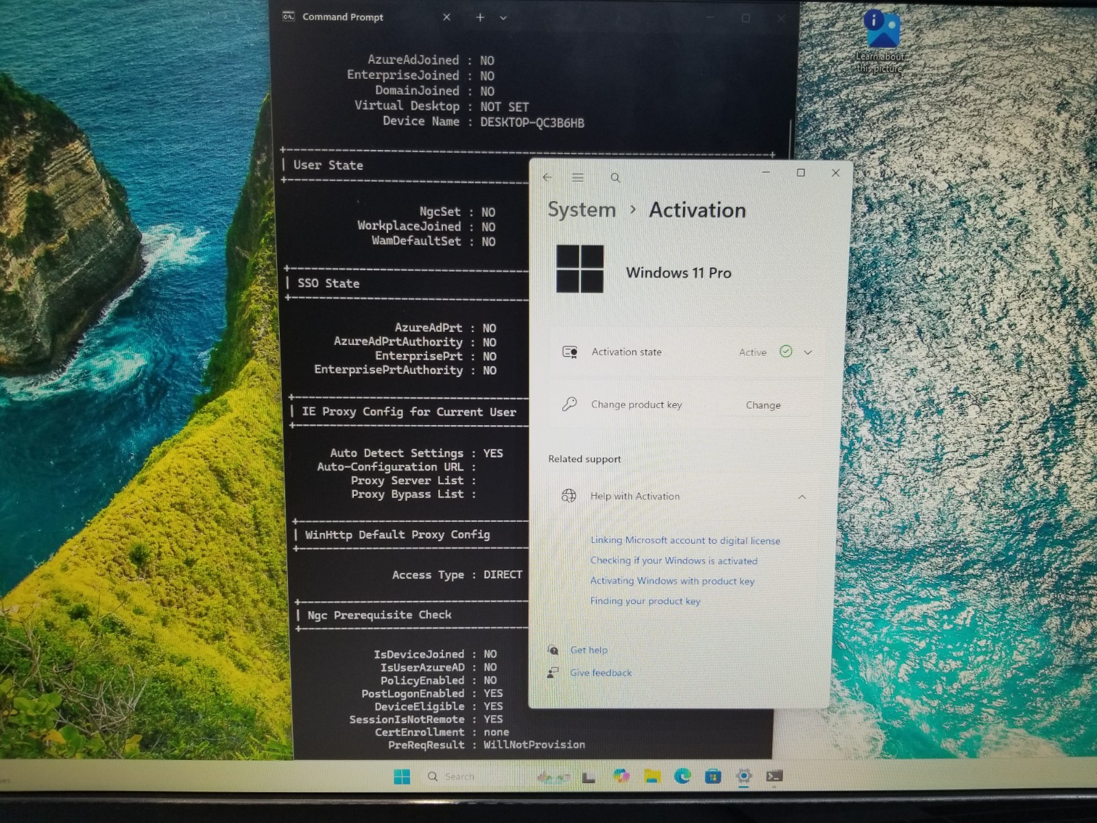 AS-IS Dell Precision 3551 15.6″ i7-10850H 2.7GHz 8GB RAM 256GB NVMe Win11P READ