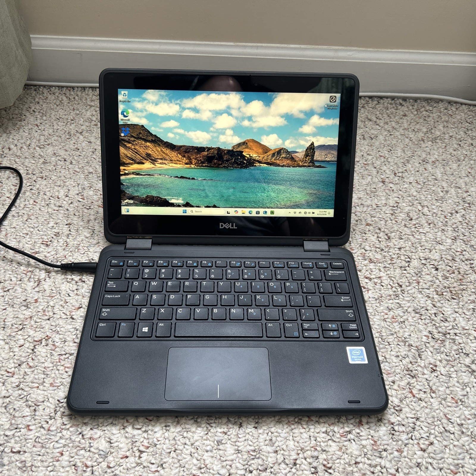 Dell Latitude 3190 Touch Laptop 11.6″ Intel Pentium 8GB RAM 256GB SSD Windows 11