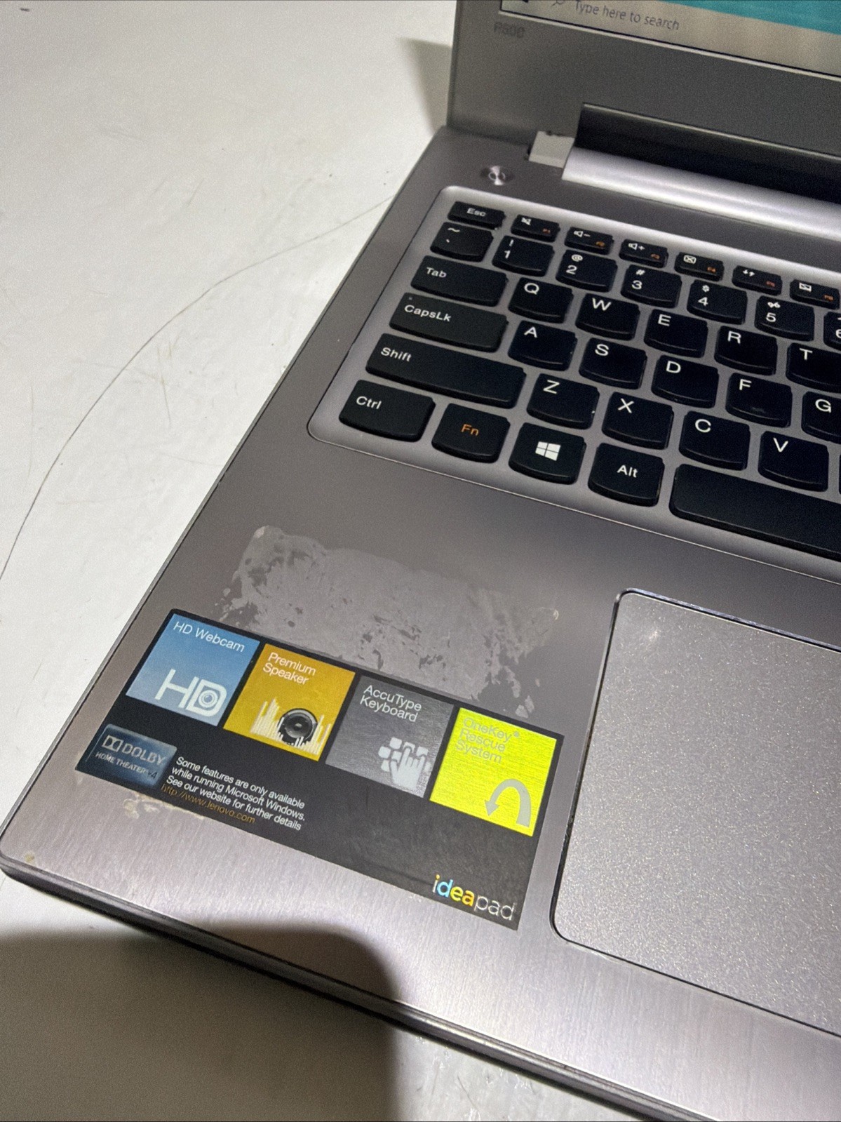 Lenovo Ideapad P500 15″ Laptop i5-3210m 6gb Ram 750gb HDD Windows 10 Home No P/S