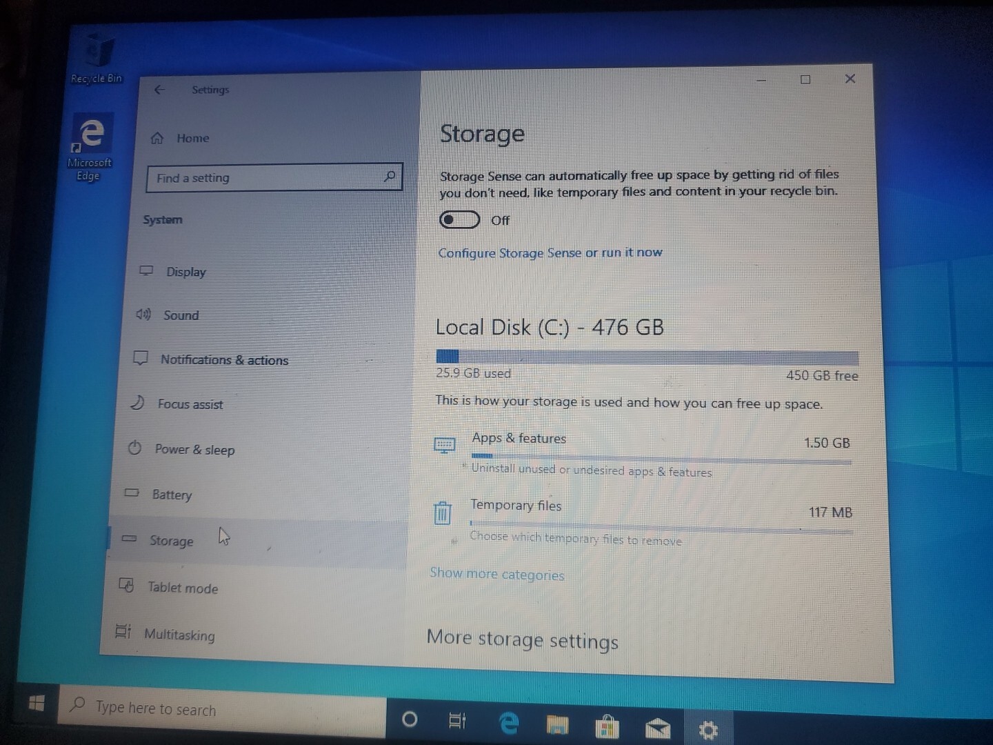 Lenovo ThinkPad E590 Laptop Intel Core i5-8265U 1.6GHz 16GB RAM 256GB