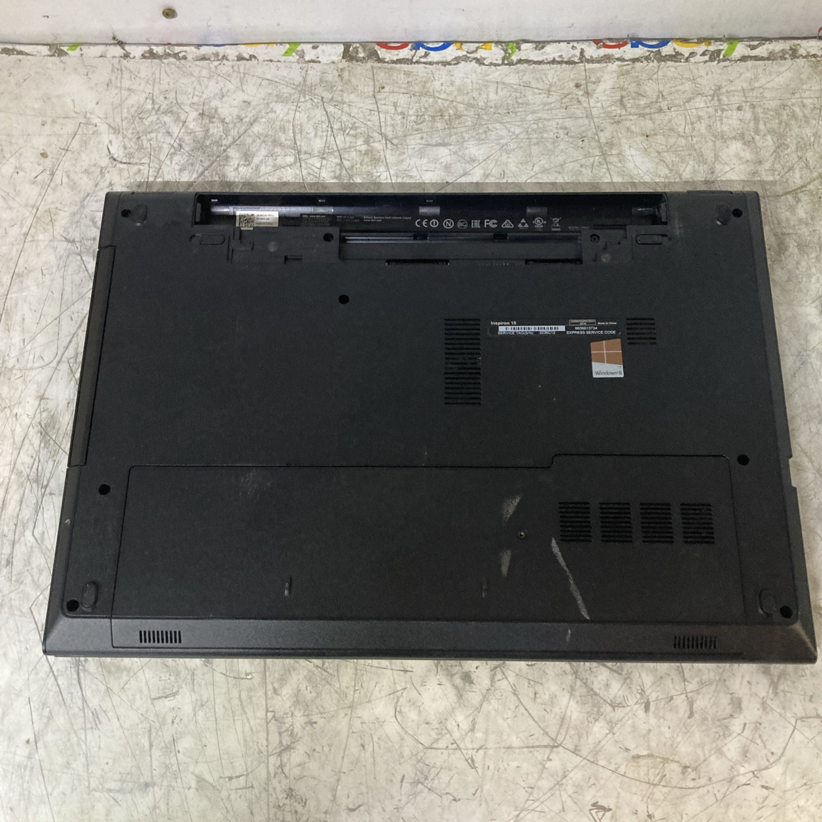 Dell Inspiron 3541 15 AMD A6-6310 1.80GHz 4GB Ram NO HDD Boot to BIOS