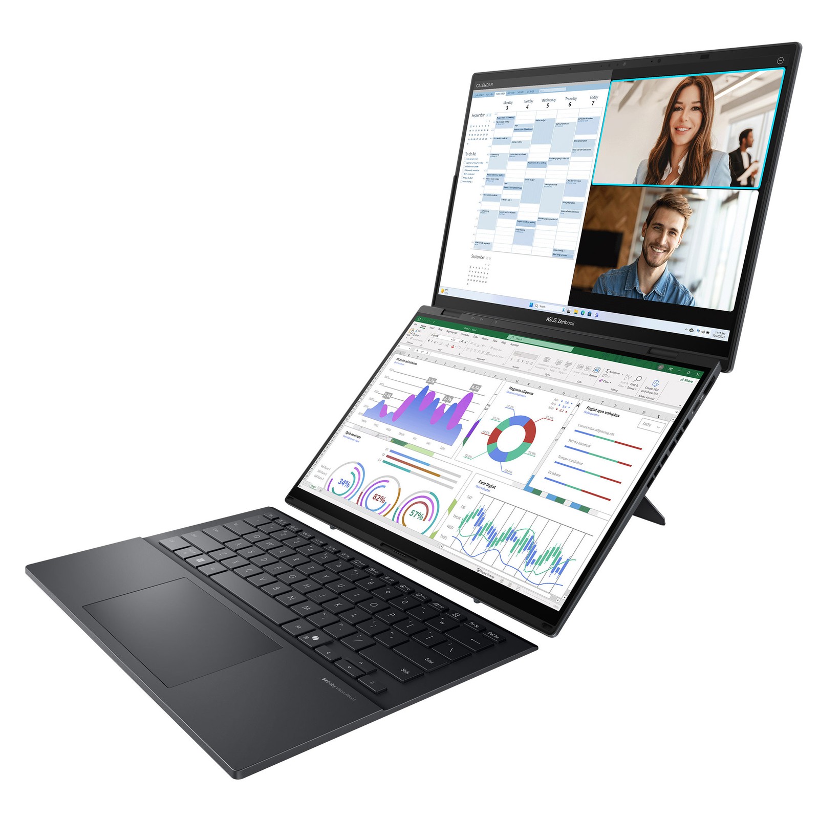 ASUS Zenbook DUO 14″ WUXGA OLED Touch Laptop Ultra 9 285H 32GB RAM 2TB SSD W11