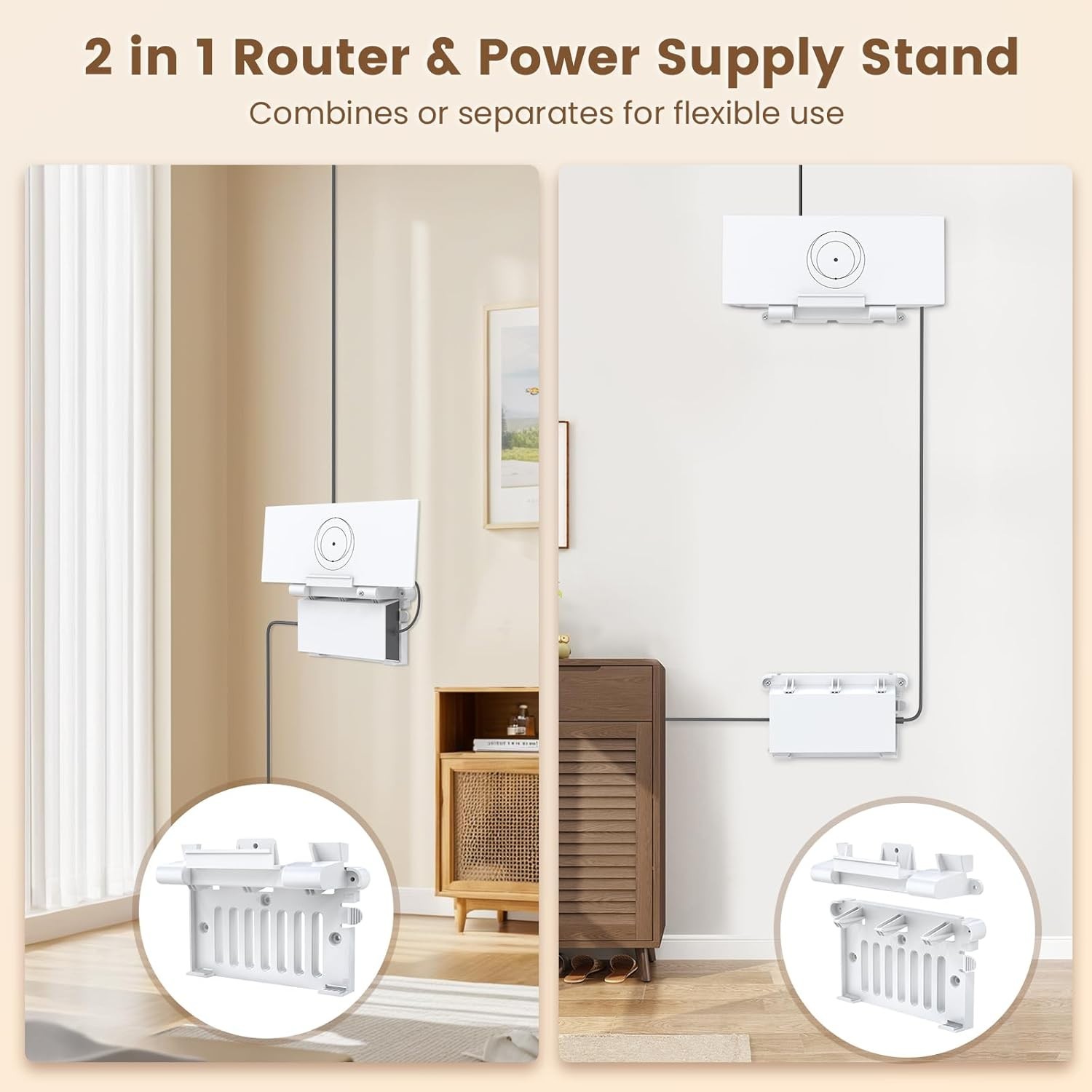 2-in-1 Starlink Gen 3 Mount Kit: Wi-Fi 6 Router for Effortless Connectivity