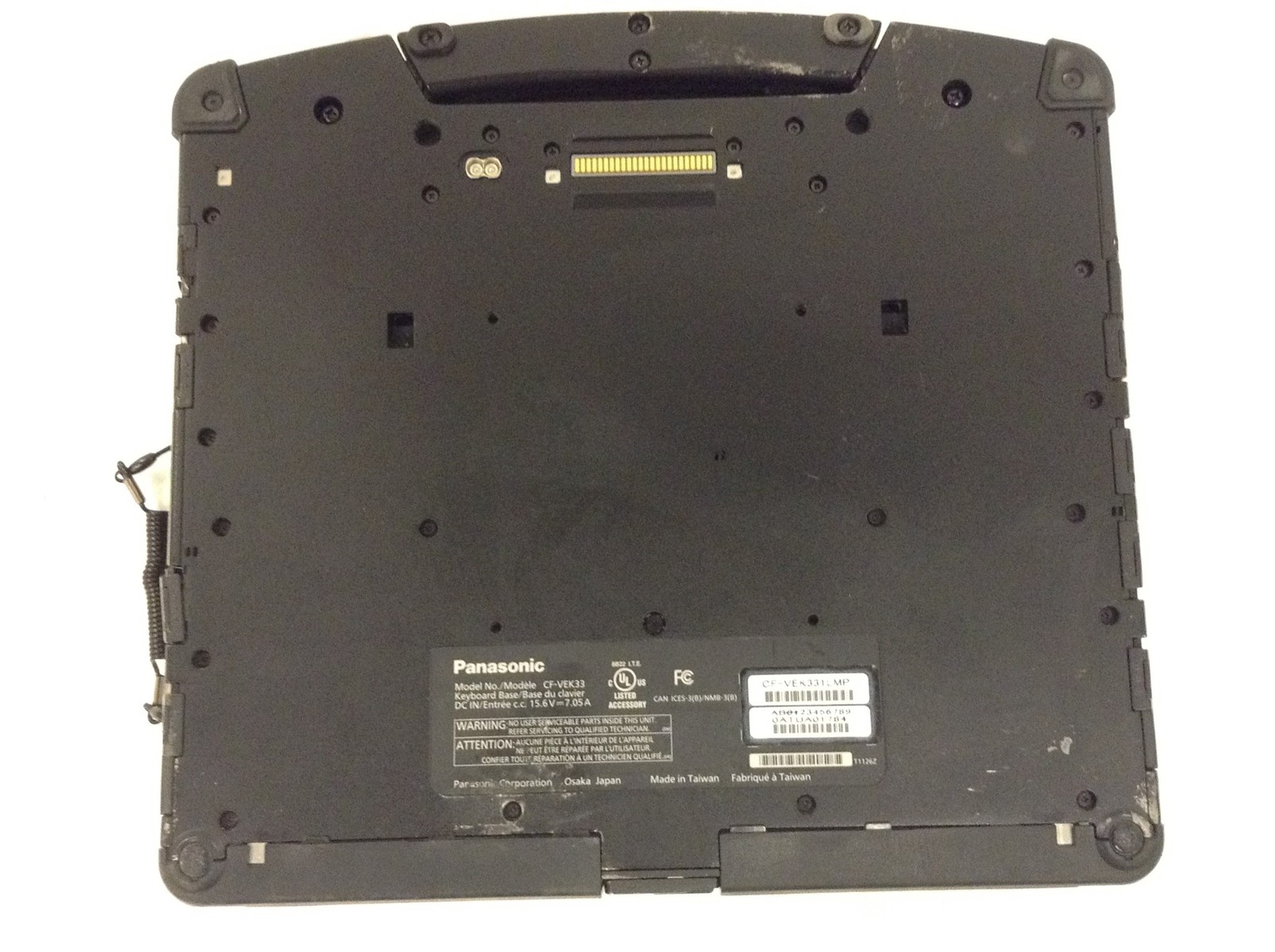 Panasonic Toughbook CF-33 MK1 12″ Touch i7-7600U 16GB 512GB, 2x Batt, 13K Hours