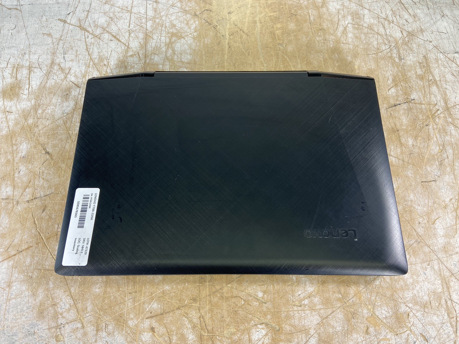 LENOVO Y700-15ISK i7-6700HQ @ 2.60GHz, 8GB RAM, NO HDD/OS