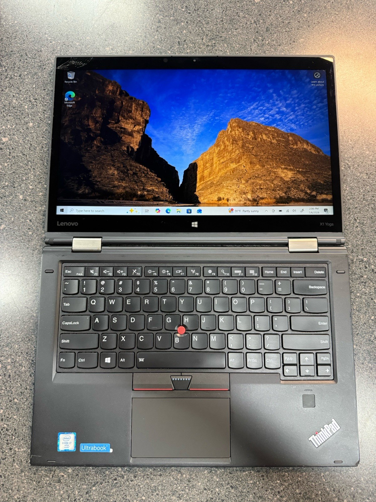 Lenovo ThinkPad X1 Yoga 1st Gen 14″ 2-in-1 Touch i7-6600U 16GB 512GB SSD Win 11