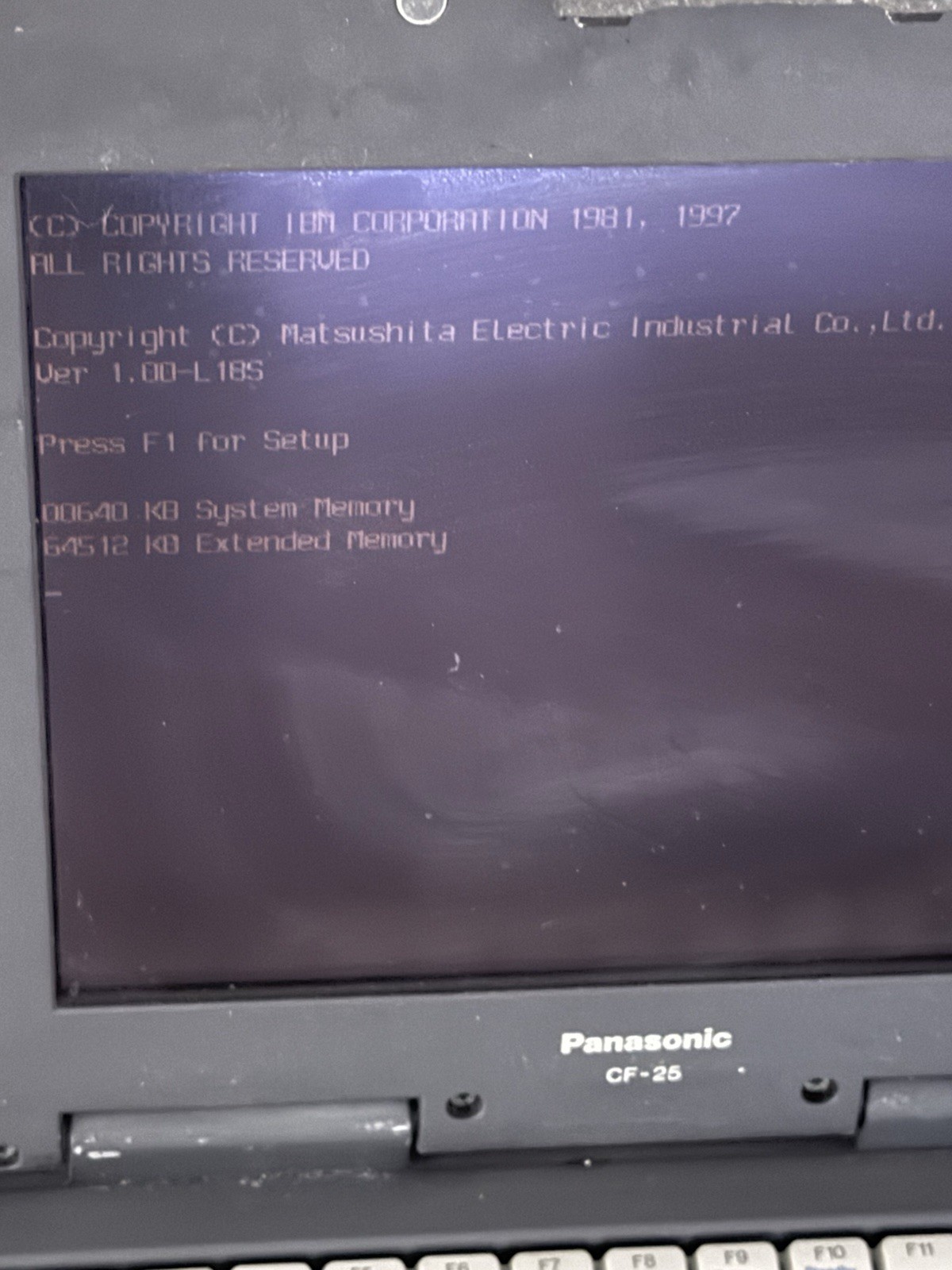 Vintage Panasonic Toughbook CF-25 Laptop | RGIS | Pentium MMX | Retro Gaming