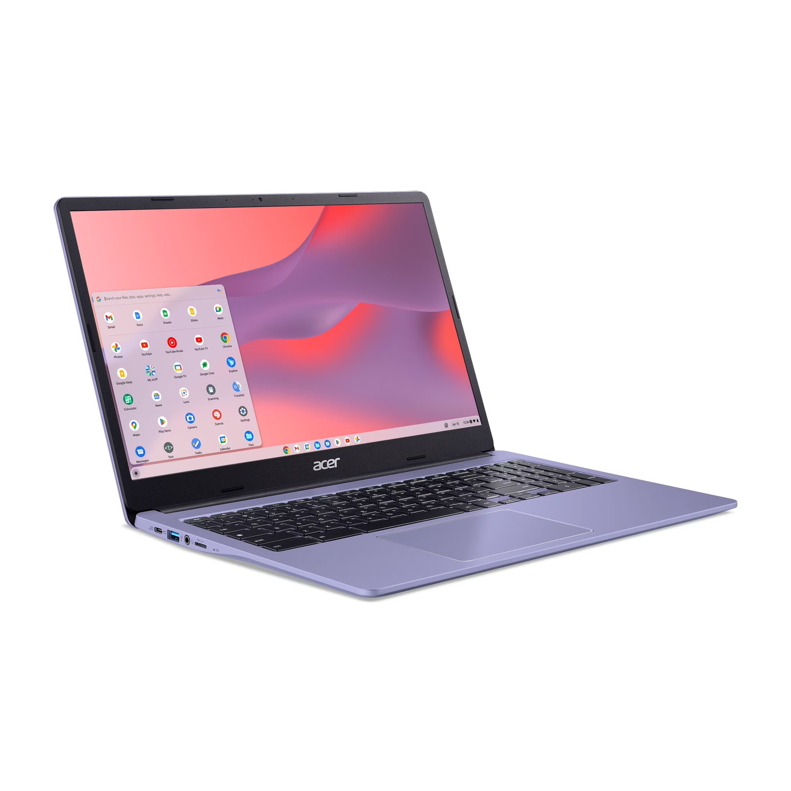 Restored Chromebook 315 15.6in Intel N4500 4GB 64GB eMMC Purple