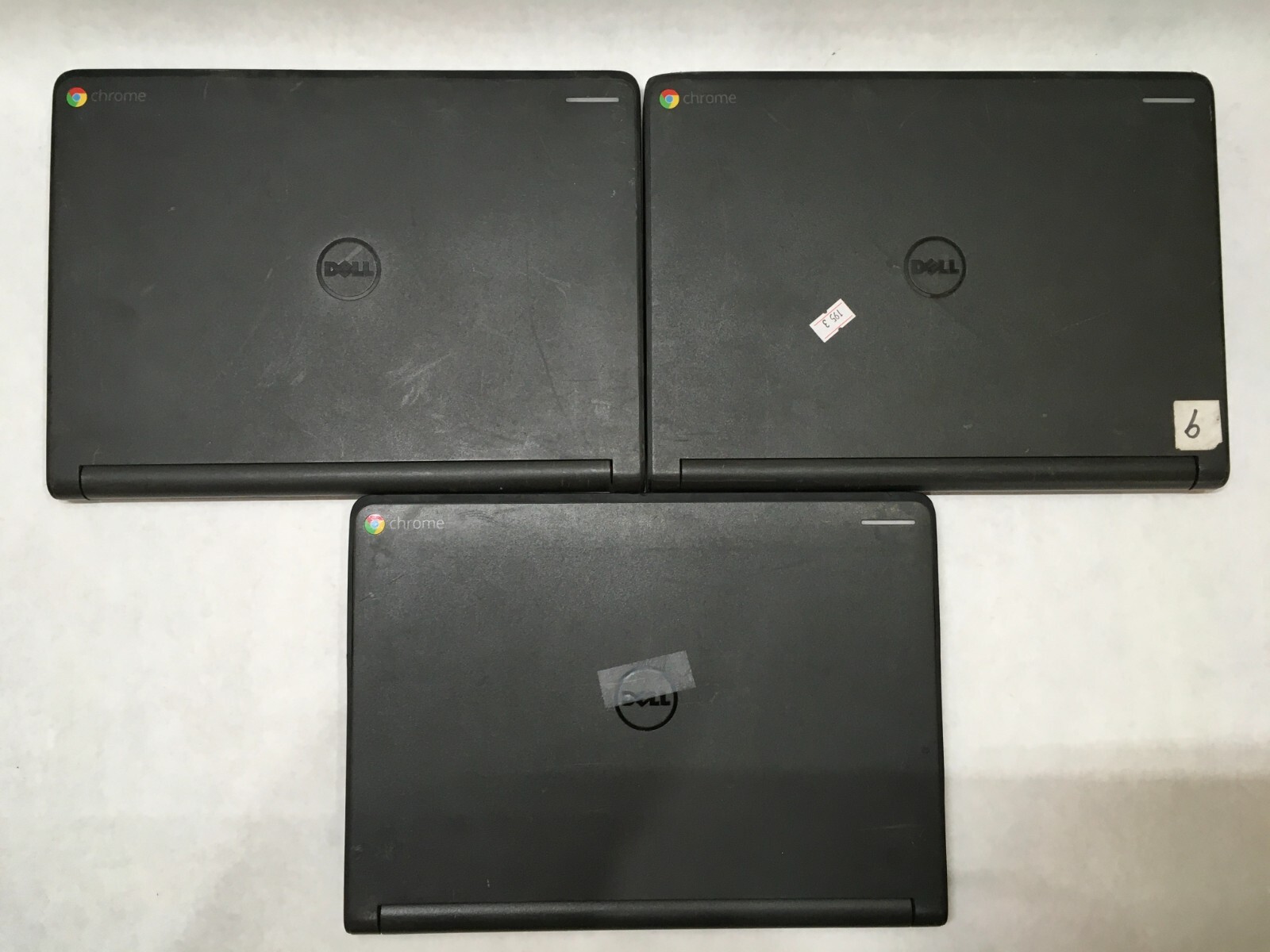 Lot of 9 Dell Chromebook 11 3120 Celeron Missing Keys Power Issues- FT