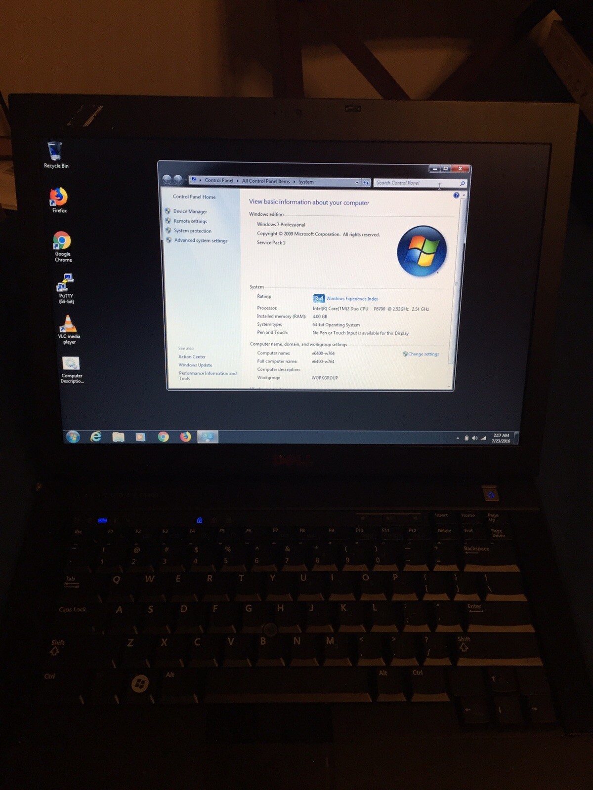 Dell Latitude E6400 14in. (160GB, Intel Core 2 Duo, 2.2GHz, 4GB) Notebook/Laptop