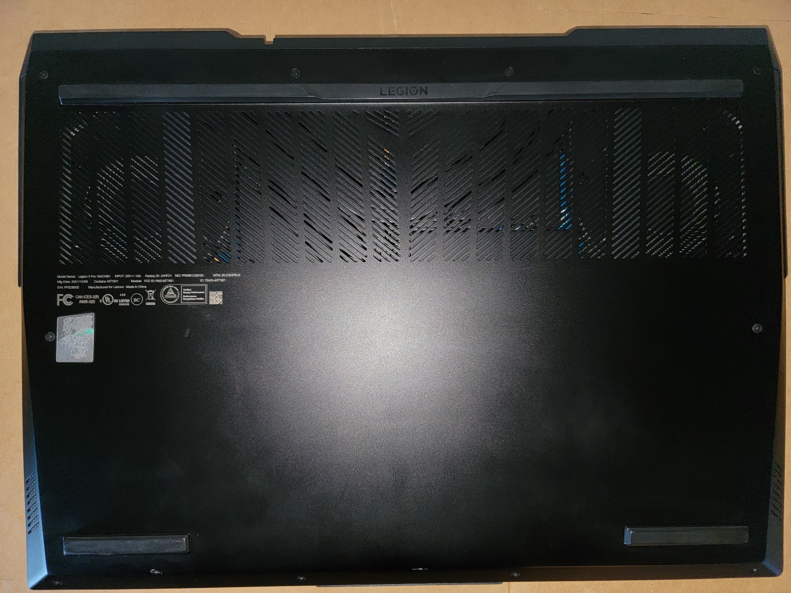 Lenovo Legion 5 Pro 16ACH6H AMD Ryzen 7 5800H 16GB RAM 954GB SSD NVIDIA RTX 3070