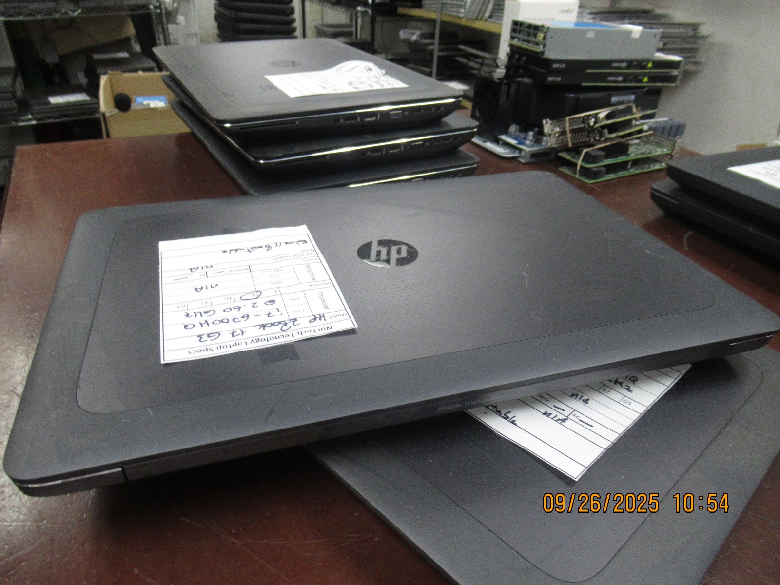 Lot of 2 HP ZBook 17 G3 i7 6700HQ 2.60GHz 8GB Laptop +BIOS [NO HDD/BATTERY/AC/OS