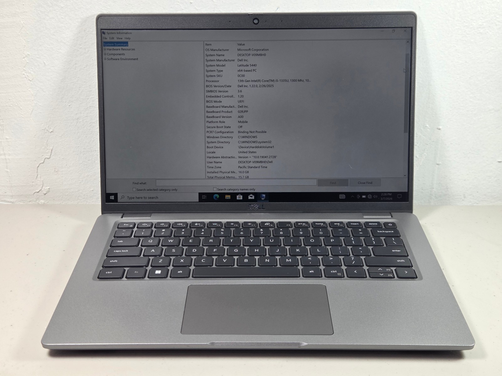 Dell Latitude 5440 14″ 16GB RAM 512GB SSD Intel Core i5-1335U Laptop